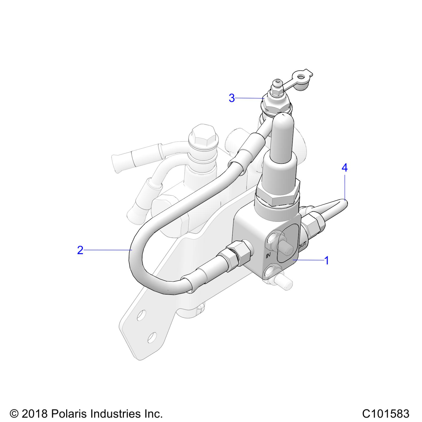 BRAKES, VALVE SYSTEM REDUCING VALVE - A20SEE57P1 (C101583)