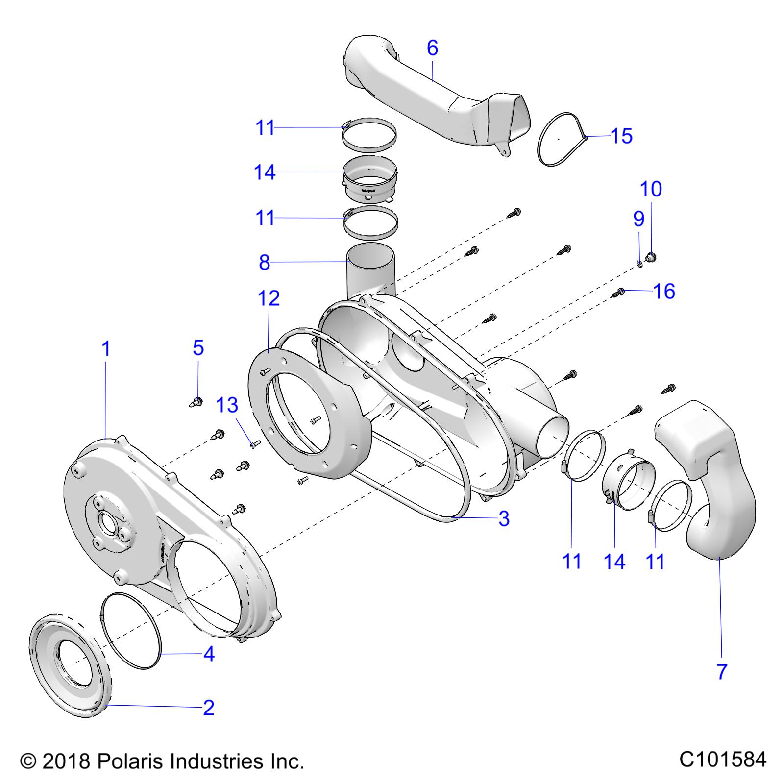 BODY, CLUTCH COVER - A19SDE57F1/SDA57F1 (C101584)