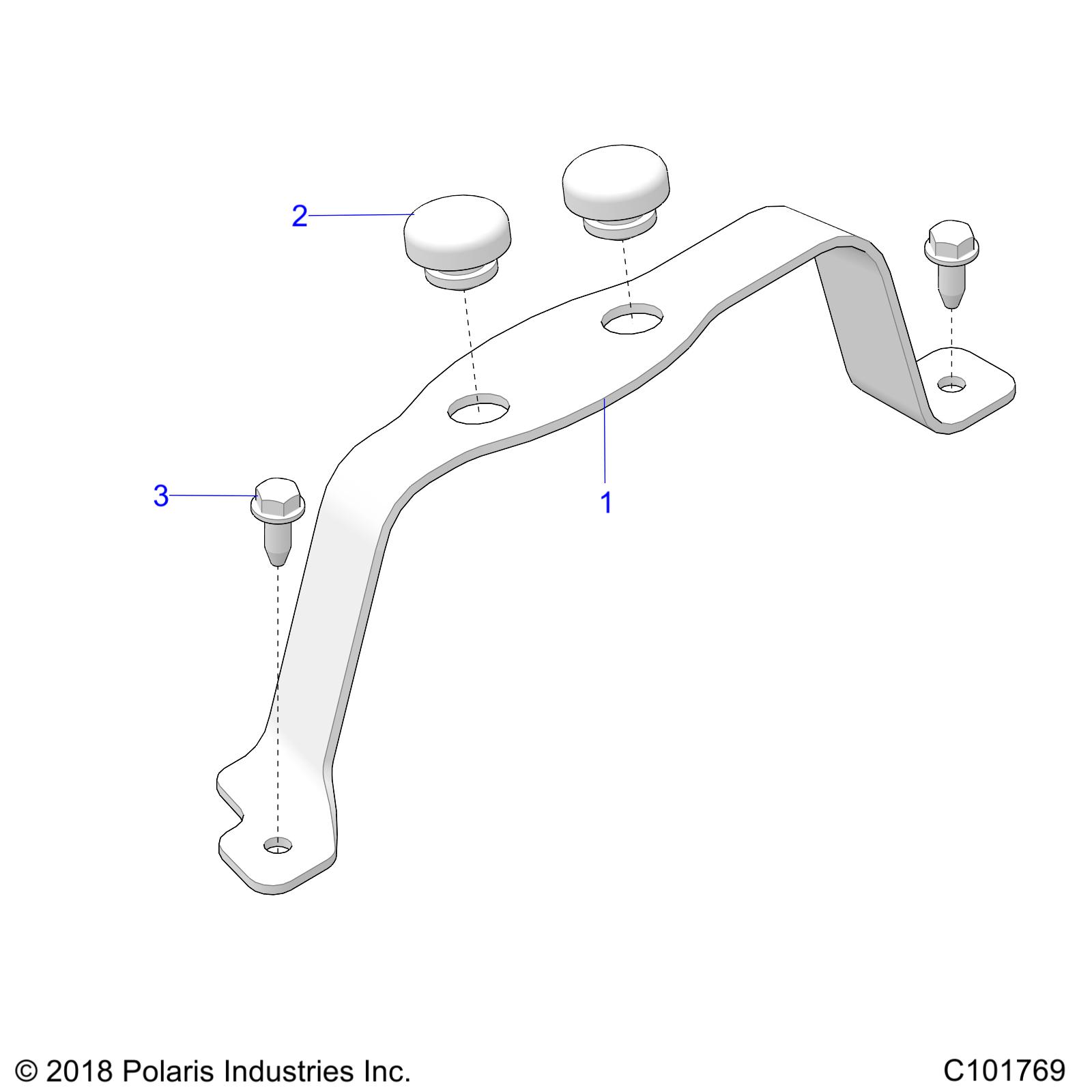 ENGINE, AIR INTAKE SYSTEM BRACKET - A19SDS57C5 (C101769)