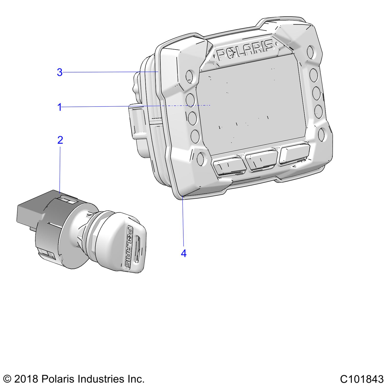 ELECTRICAL, DASH CONTROLS - R25HZA15D5 (C101843)