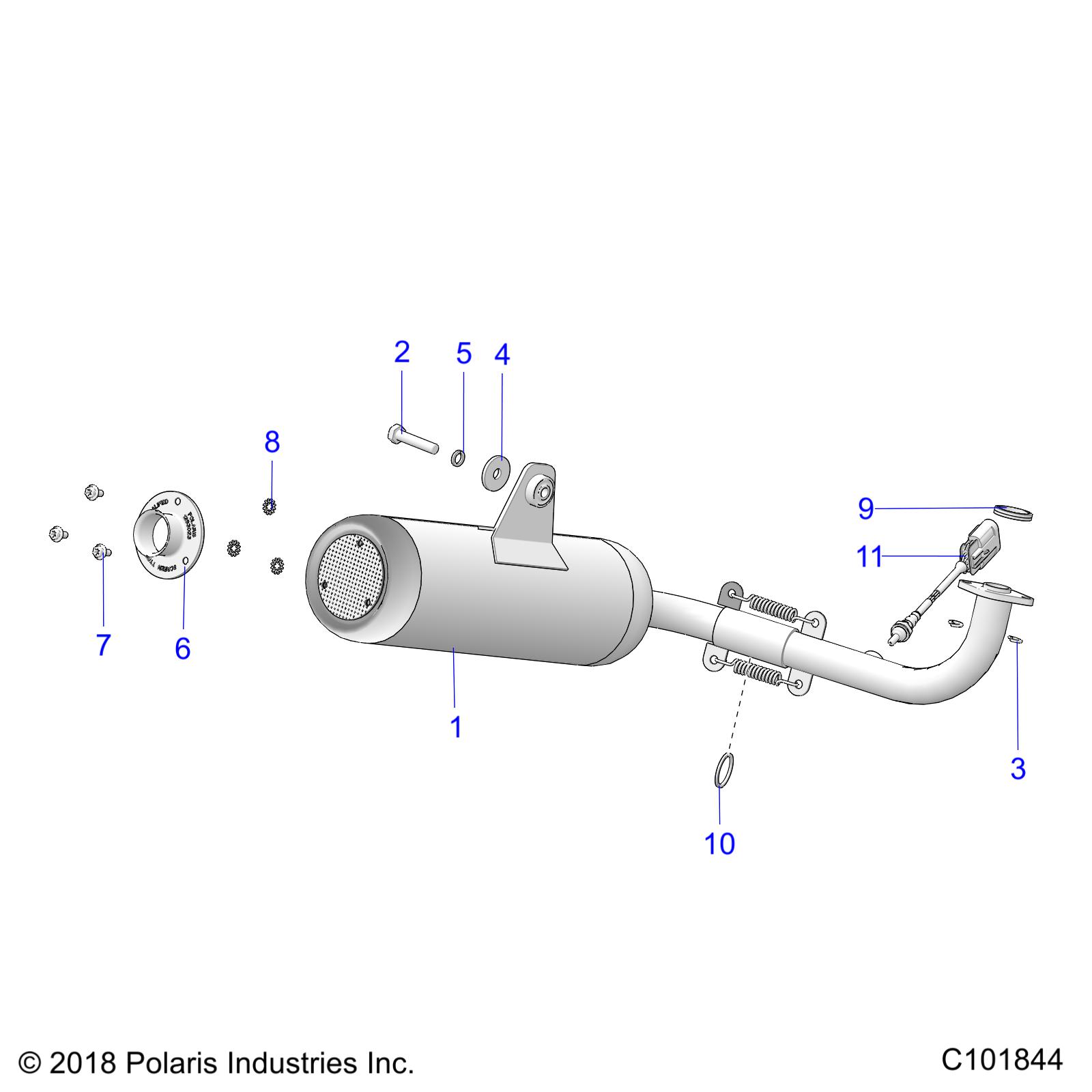 ENGINE, EXHAUST SYSTEM, EVAP - R26HZA15B5 (C101844)