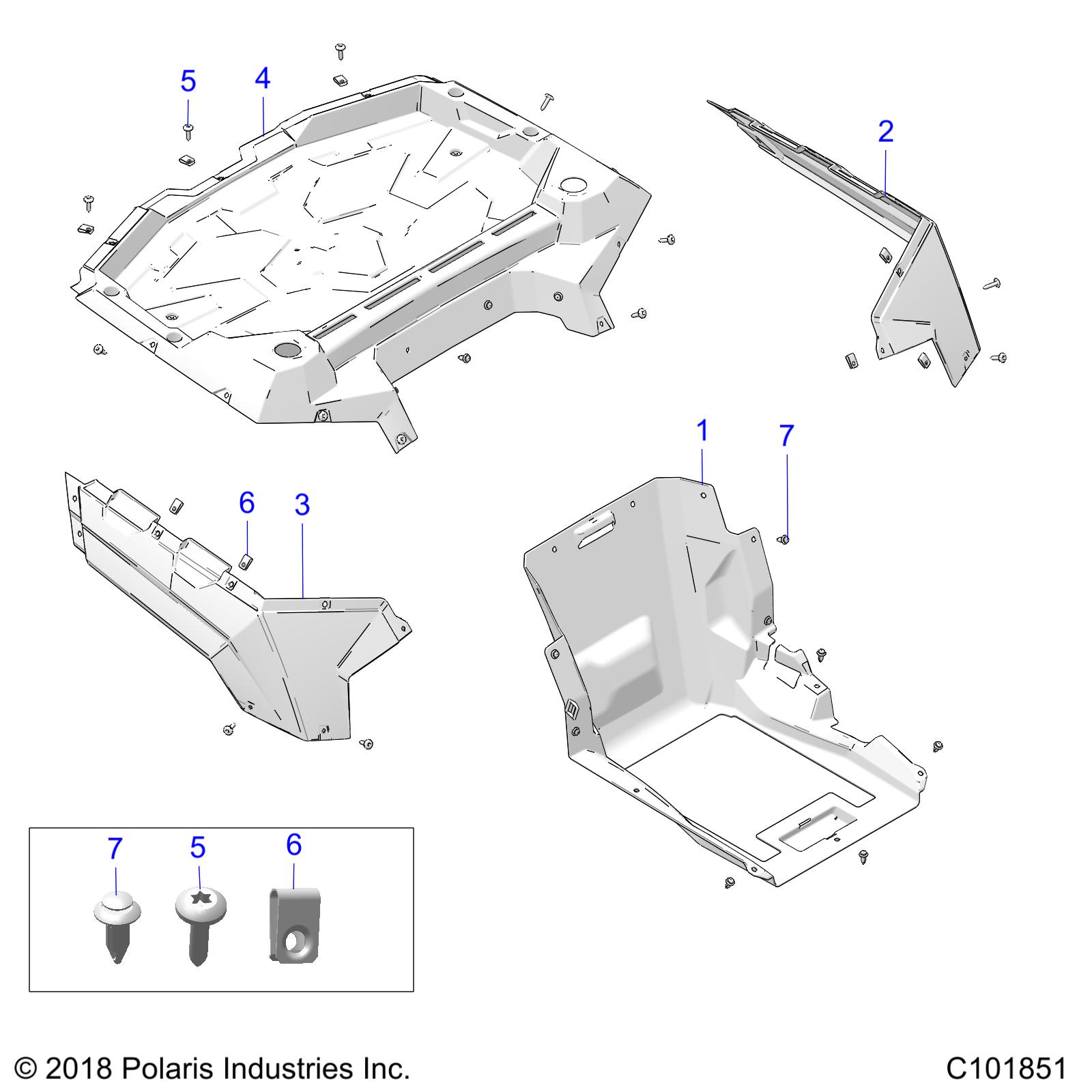 BODY, BOX AND REAR FENDERS - A19HAA15A7/B7 (C101851)