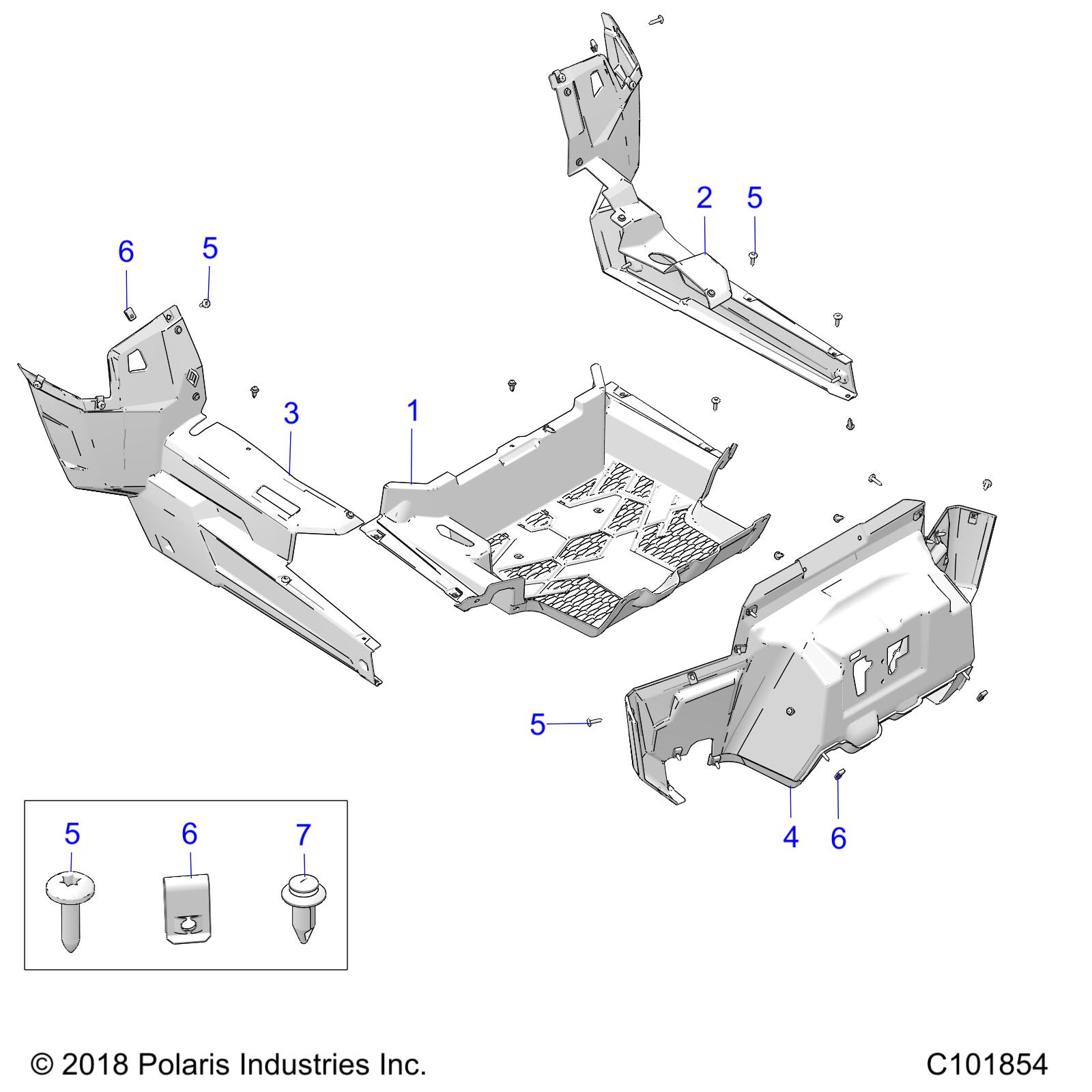 BODY, FLOOR AND ROCKER PANELS - A19HAA15N7 (C101854)