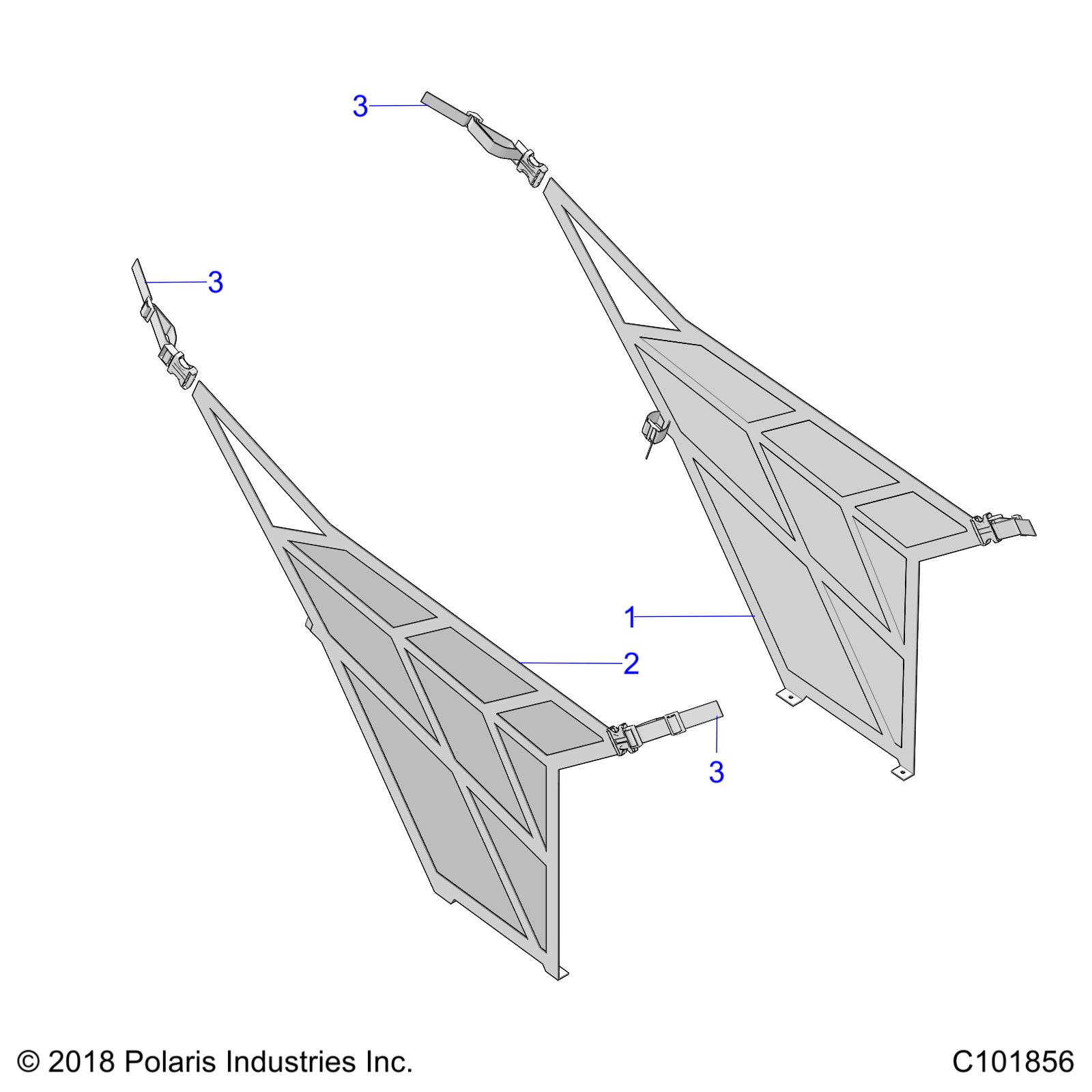 BODY, SIDE NETS - A21HAB15N2 (C101856)