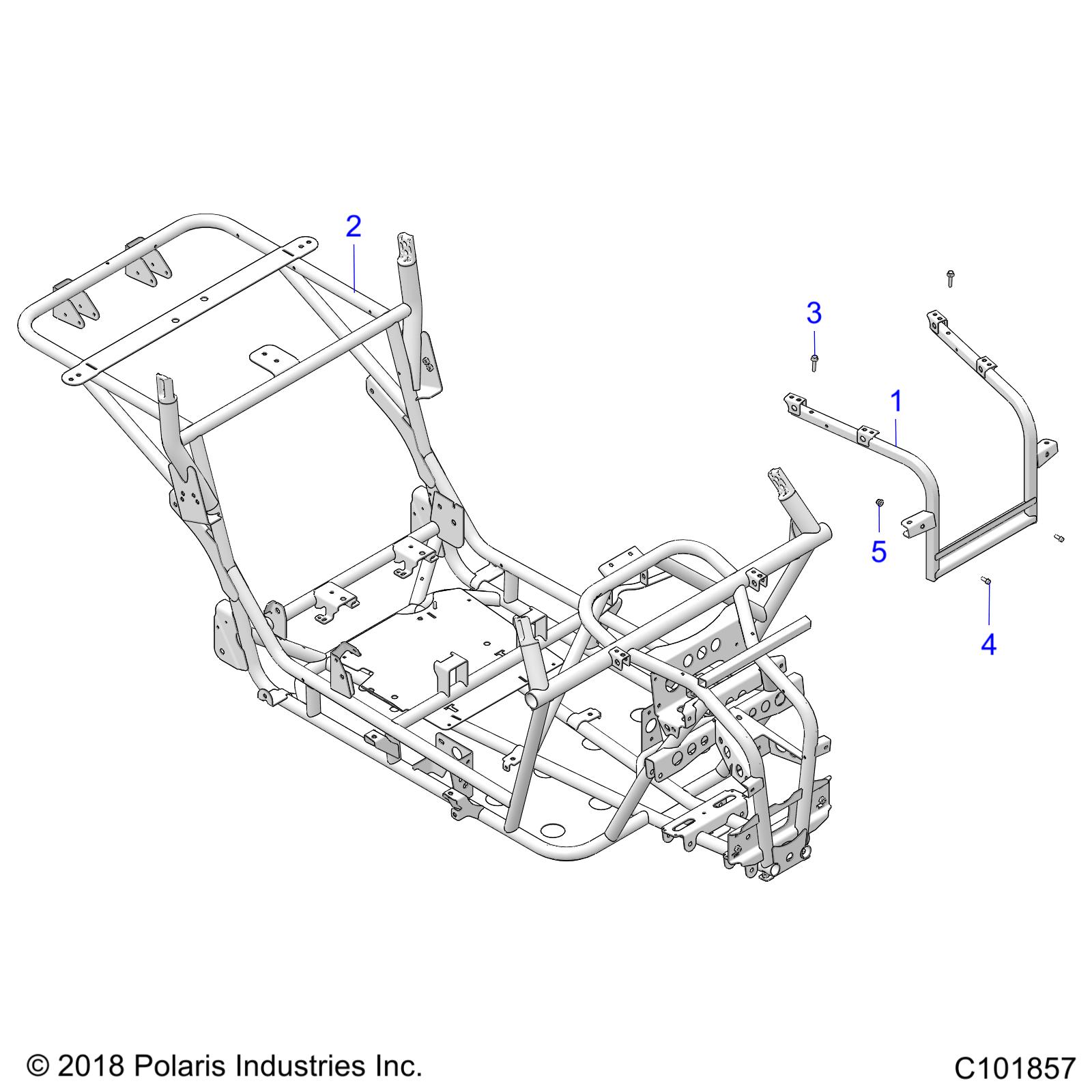 CHASSIS, MAIN FRAME - A21HAB15N2 (C101857)