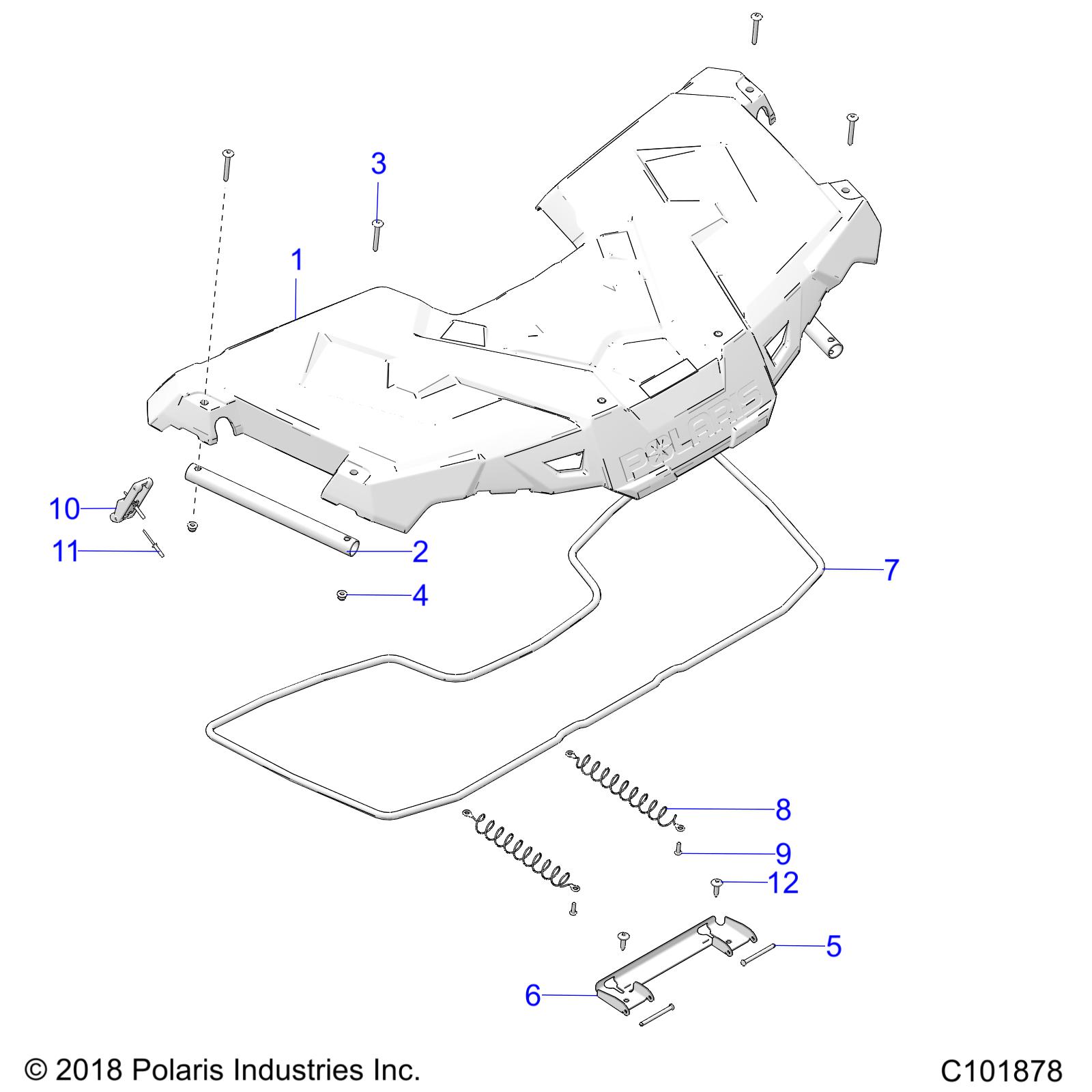 BODY, FRONT RACK - A22SWE57F1/S57C1/C2/C5 (C101878)