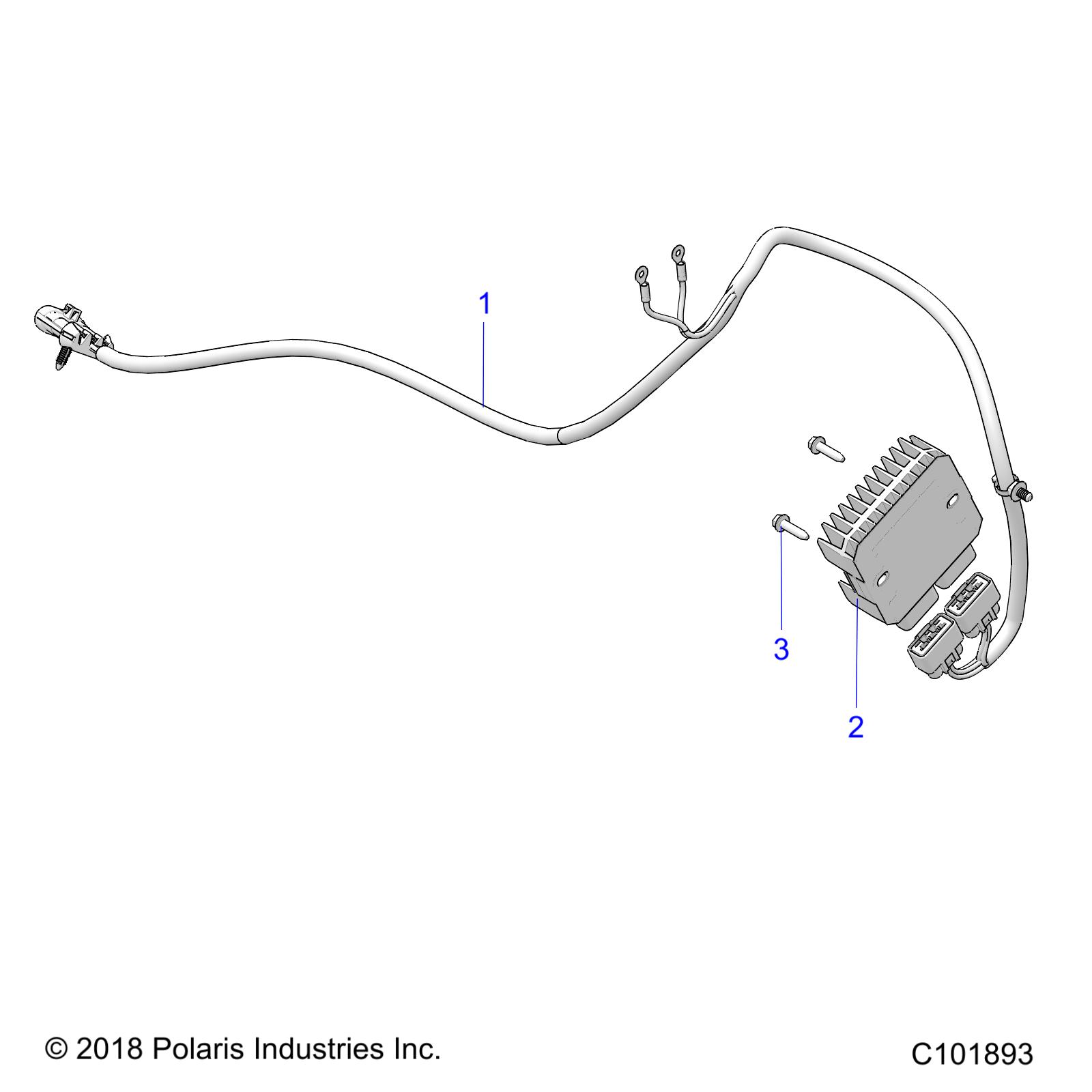 ELECTRICAL, VOLTAGE REGULATOR AND MOUNTING - A19S6E57B1