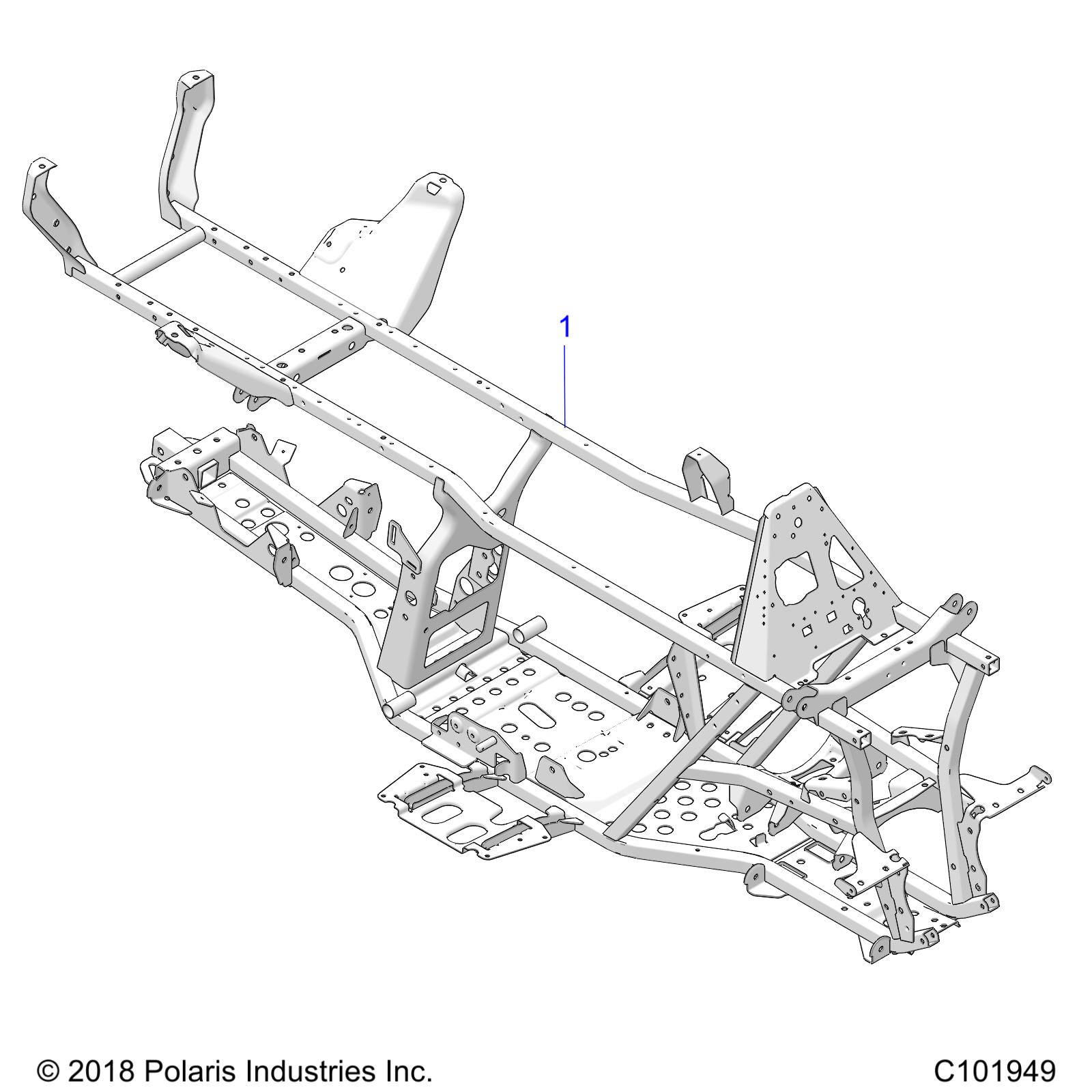 CHASSIS, FRAME - A19SHS57FP (C101949)