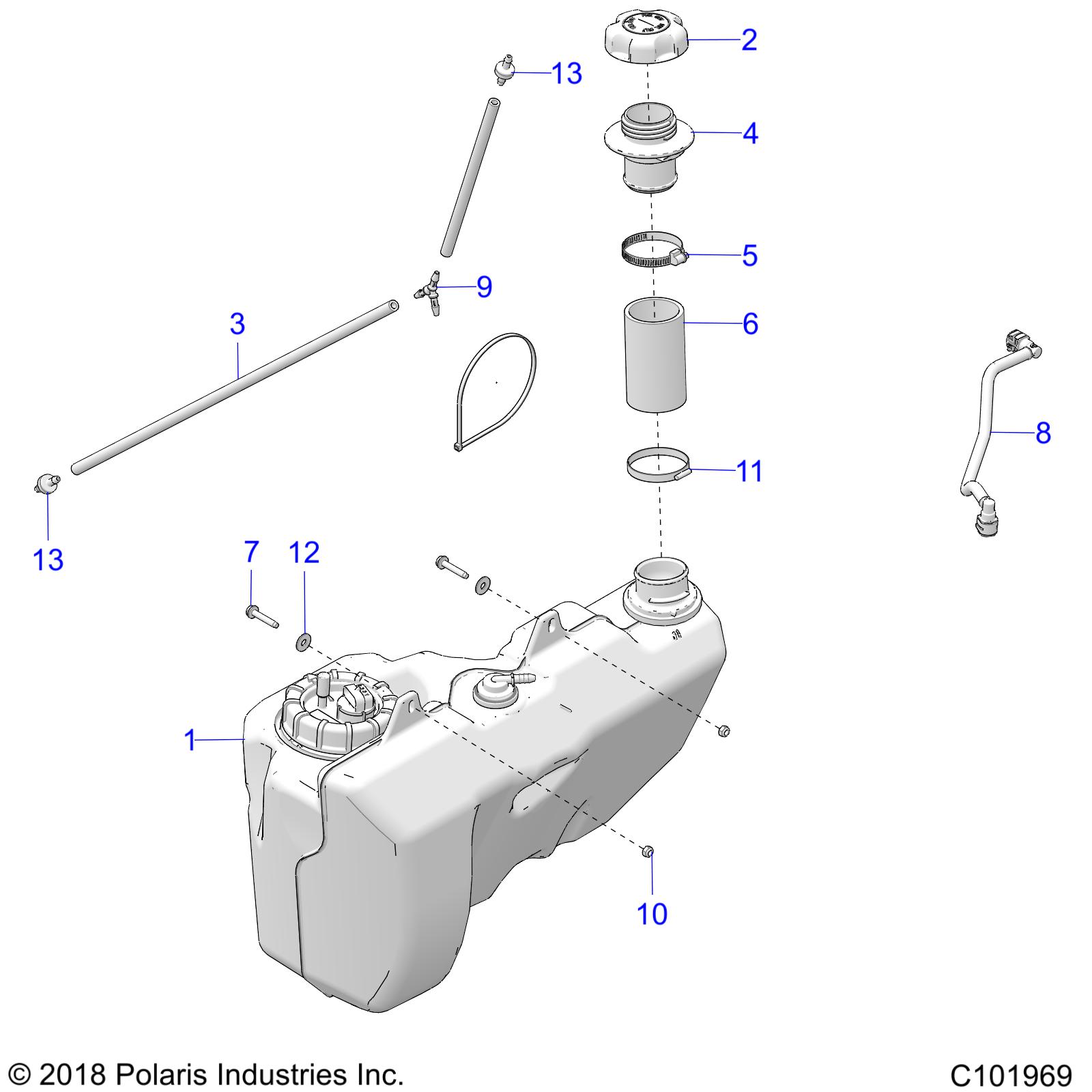 BODY, FUEL TANK - A19SXA85B1/B4/SXE85BC/B9/ZBJ (C101969)