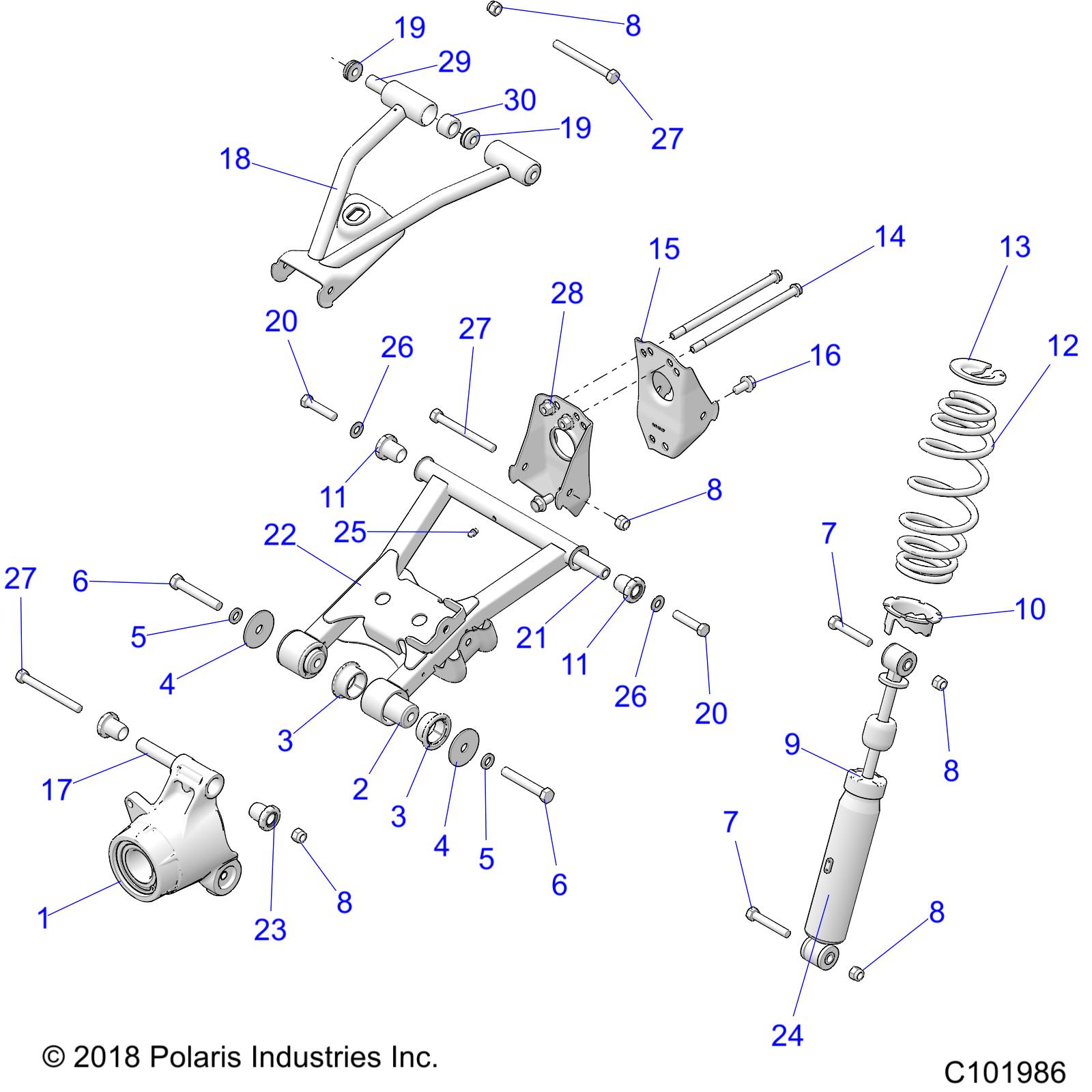 SUSPENSION, MID - A20S6E57F1/FL