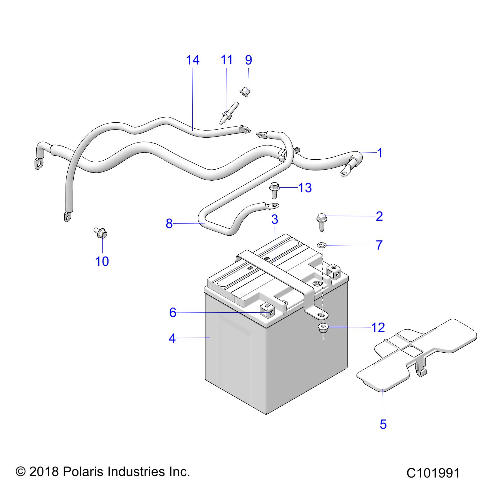 ELECTRICAL, BATTERY - A19SXA85B1/B4/SXE85BC/B9/ZBJ (C101991)