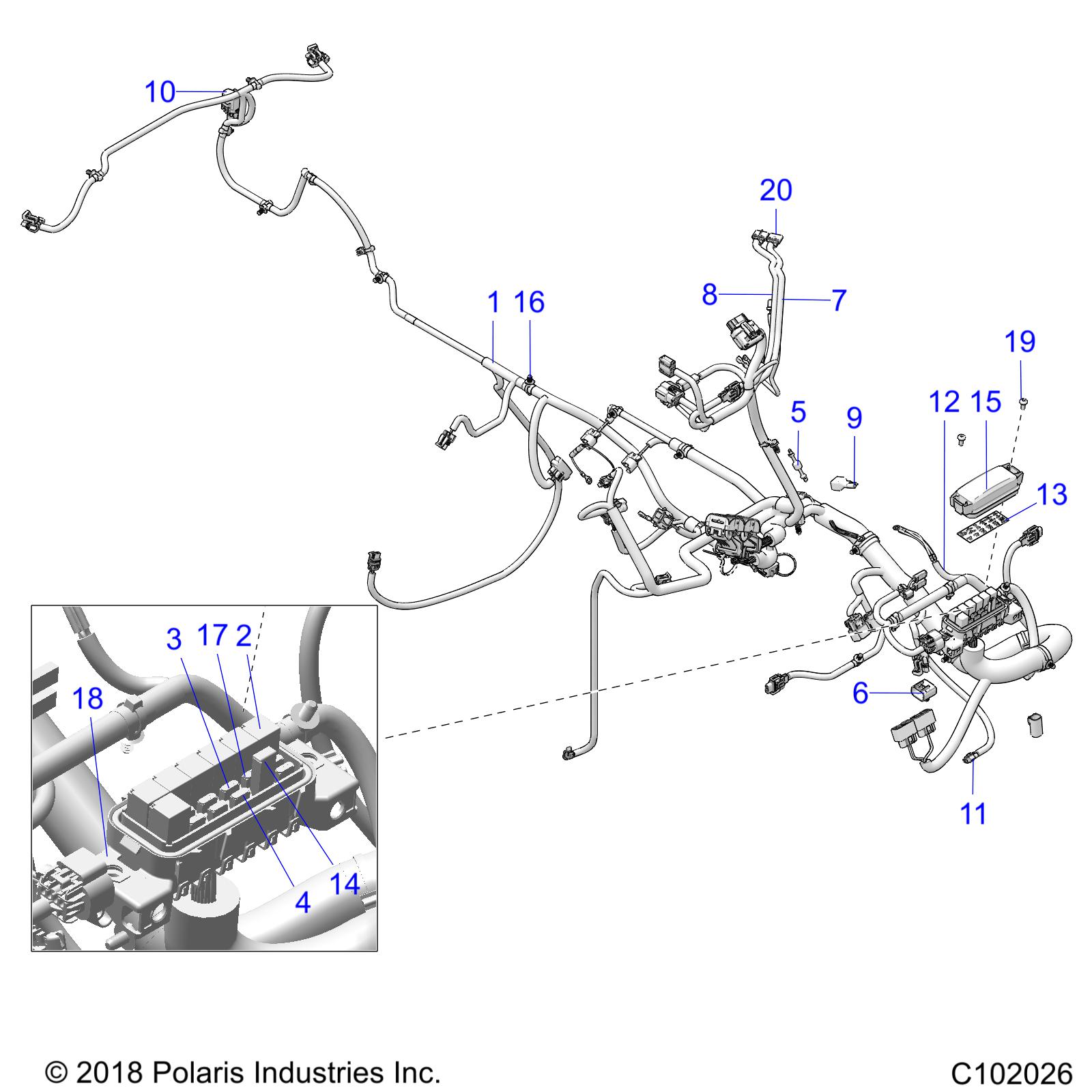 ELECTRICAL, HARNESS - A19SXD95B9/SXE95BN/SXZ95BP (C102026)