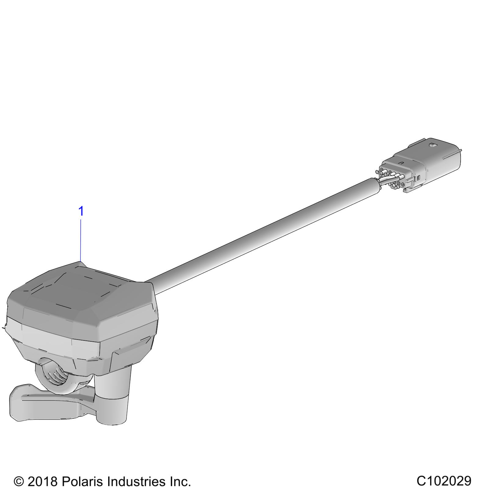 STEERING, CONTROLS, THROTTLE ASM. - A19SXD95B9/SXE95BN/SXZ95BP (C102029)