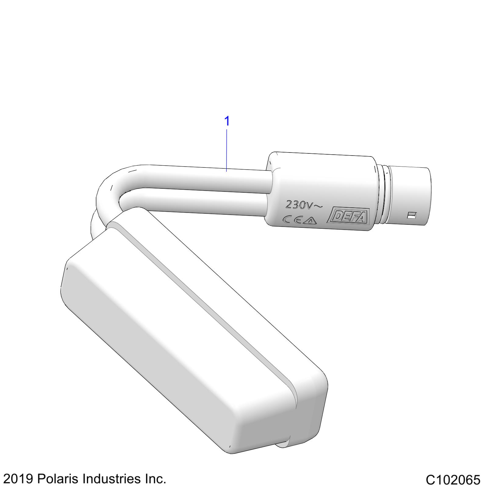 ELECTRICAL, ENGINE BLOCK HEATER - A22SWS57C2 (C102065)