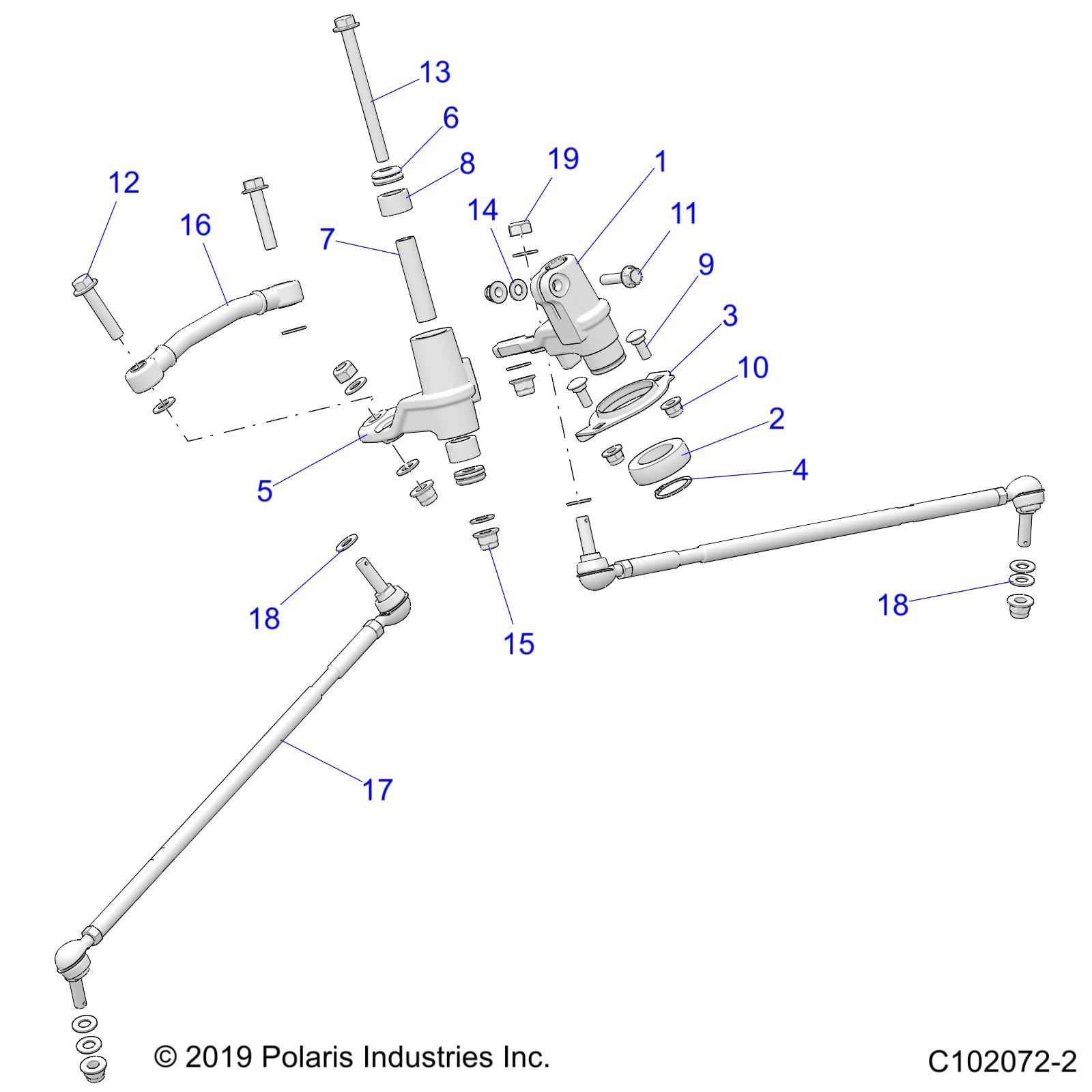 STEERING, IDLERS AND LINKS - A22SLE95KJ (C102072-2)