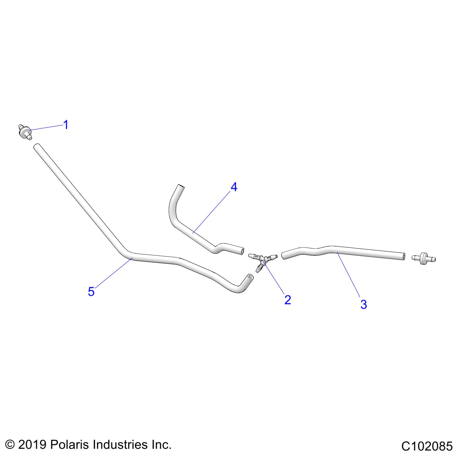 FUEL SYSTEM, FUEL TANK VENTING - A25SLE95PN (C102085)