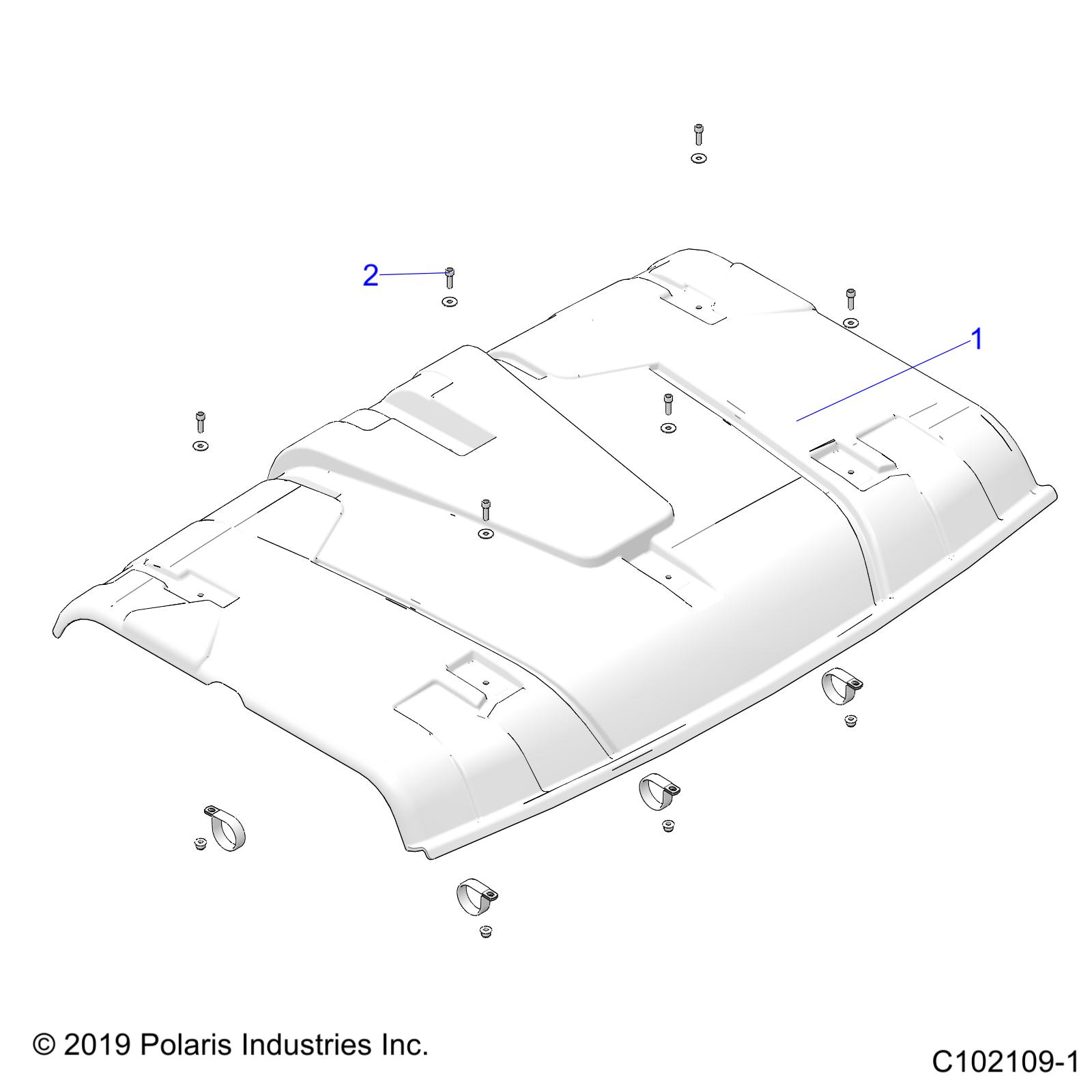 BODY, ROOF - A20HZB15A2/B2 (C102109-1)