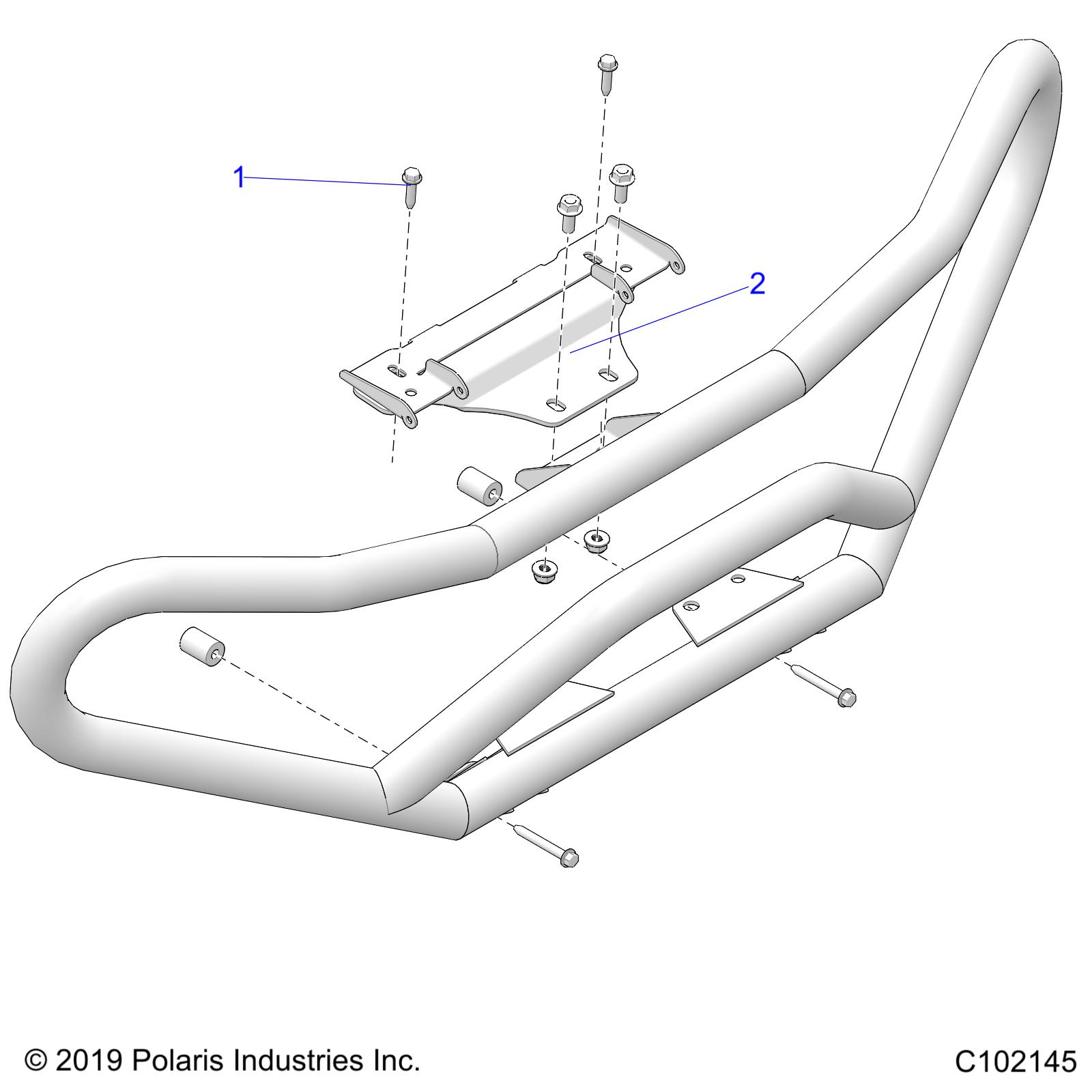 BODY, BRUSHGUARD - A22SJS57CL (C102145)