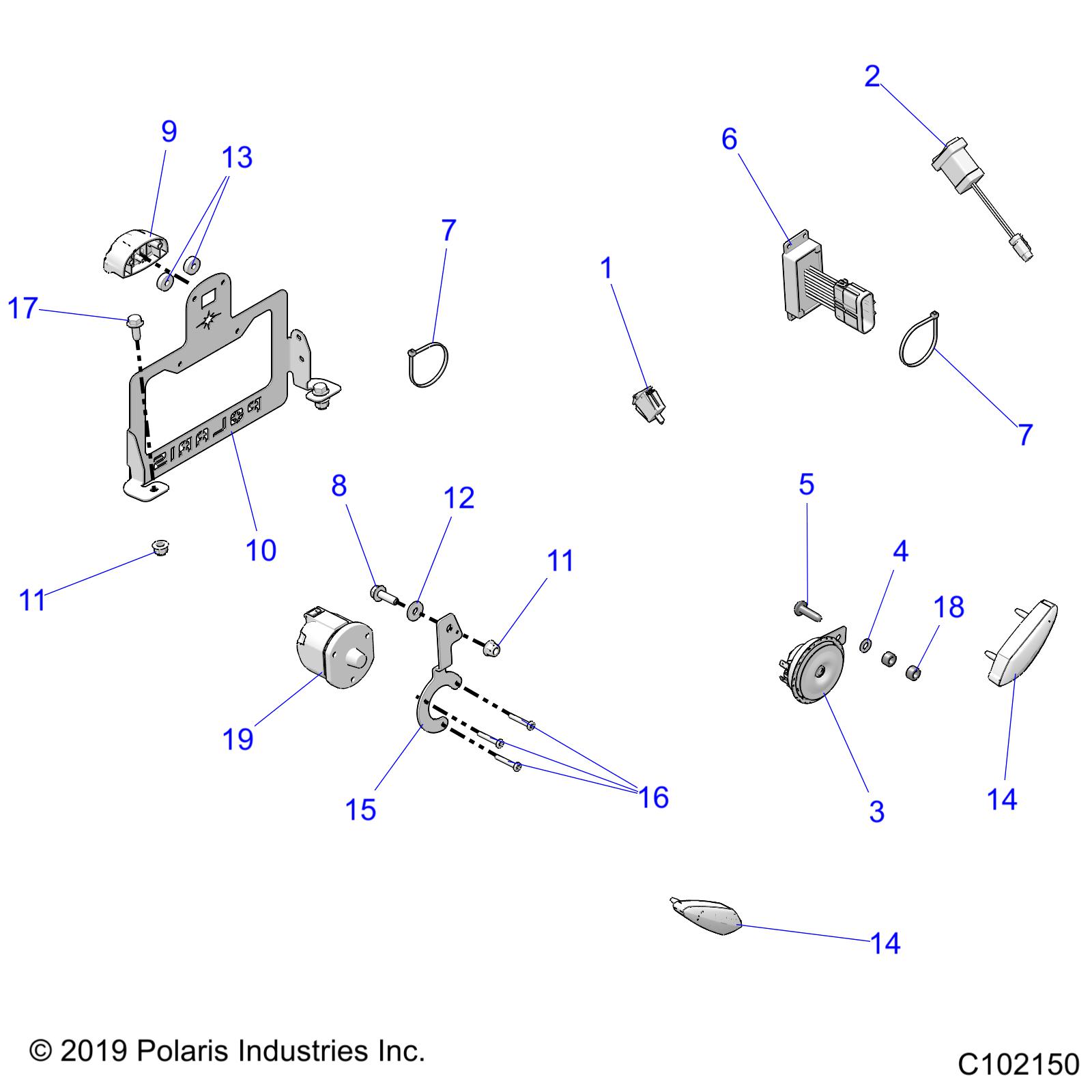 ELECTRICAL, TURN SIGNALS - A21SXE95KG (C102150)