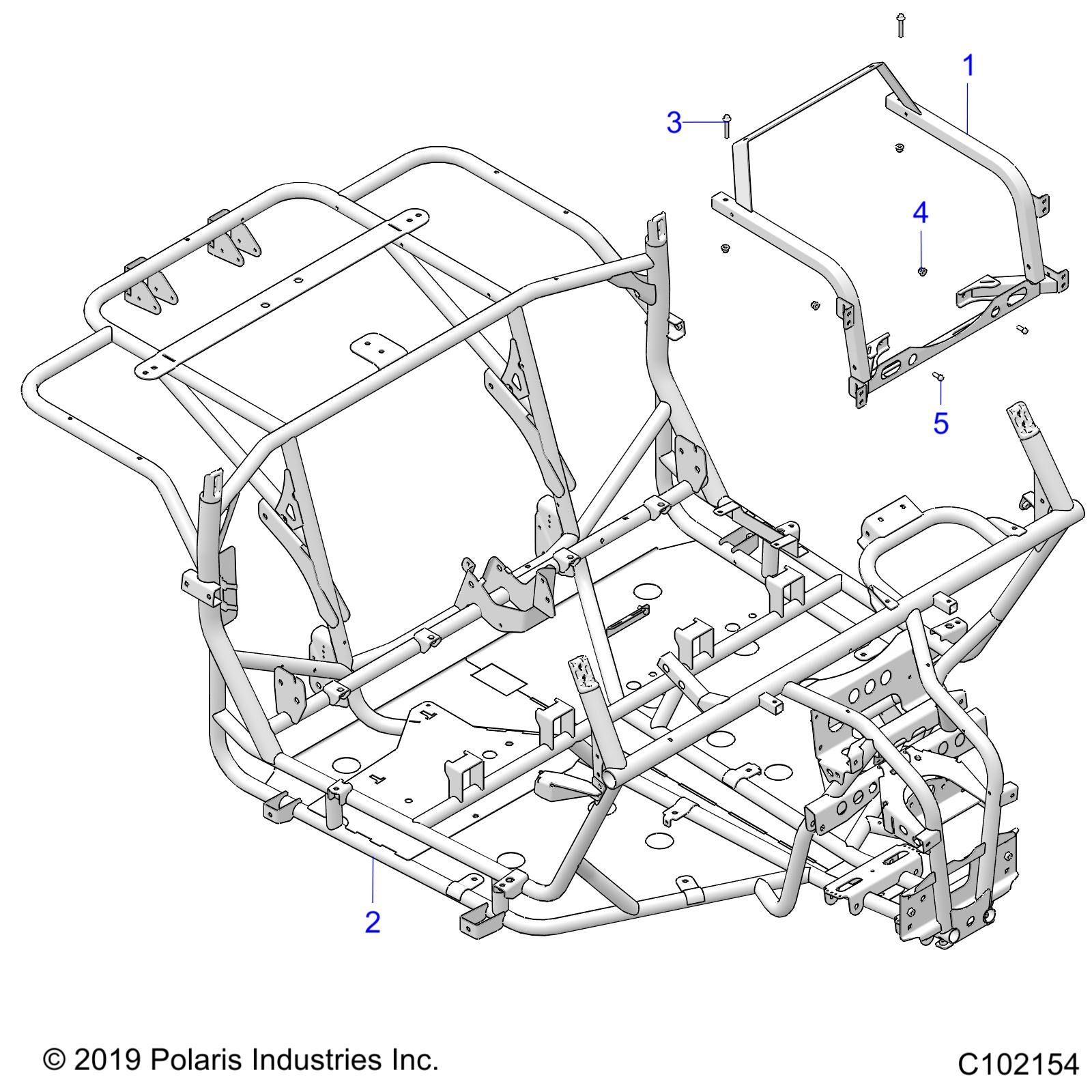 CHASSIS, MAIN FRAME - R25HZA15D5 (C102154)