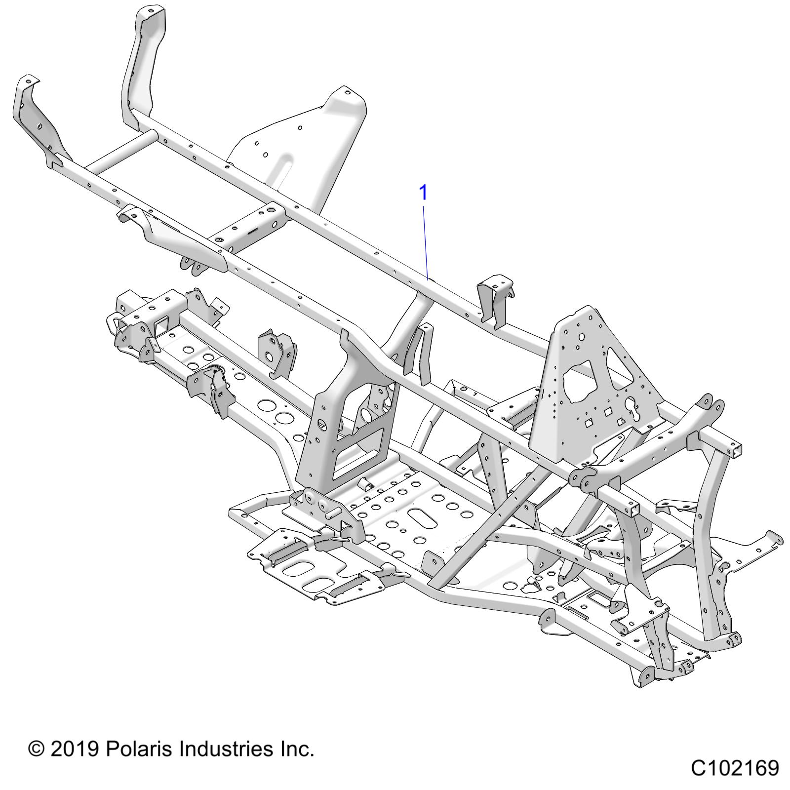 CHASSIS, FRAME - A20SHE57FP/S57CP/FP/CU (C102169)