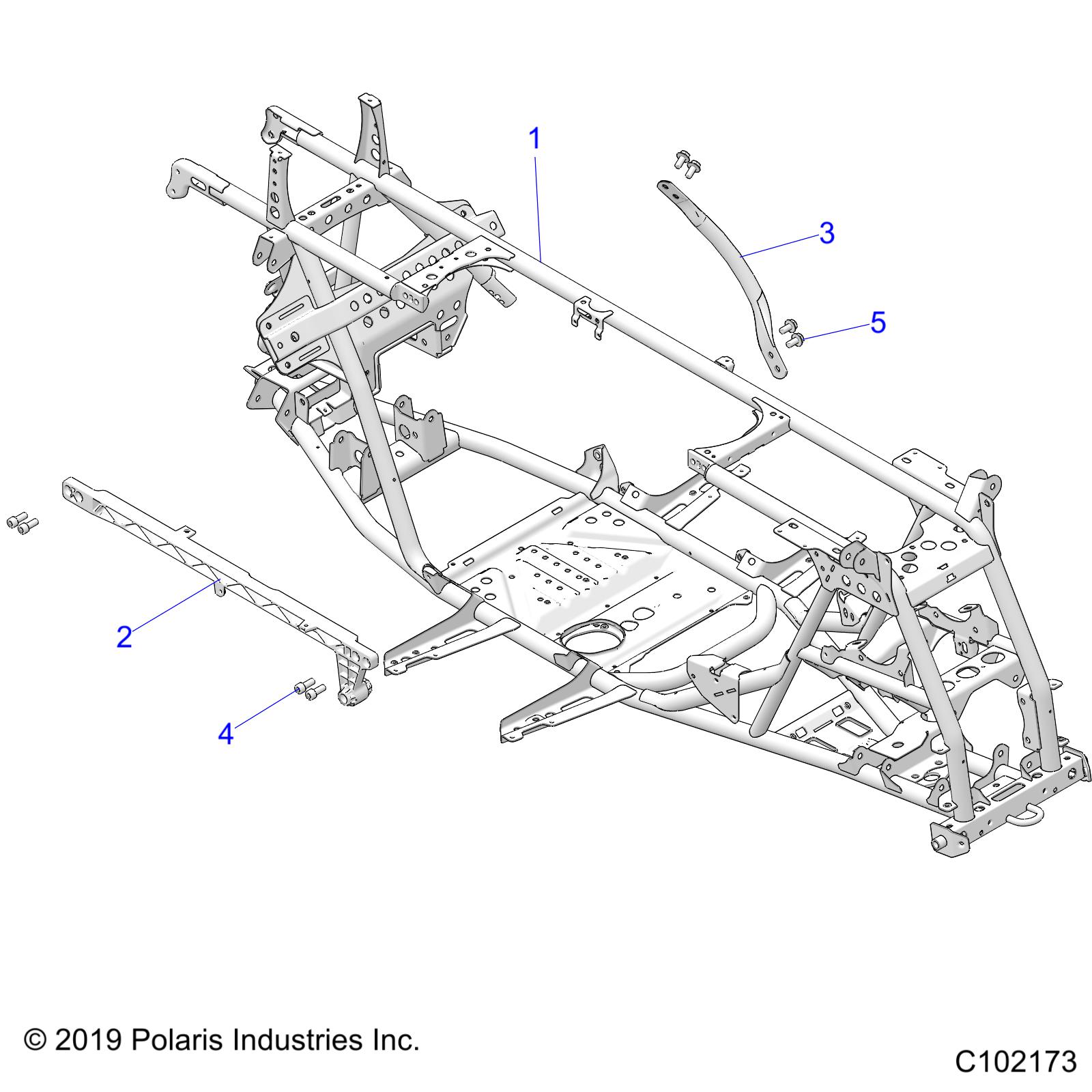 CHASSIS, MAIN FRAME - A22SVE95KK (C102173)