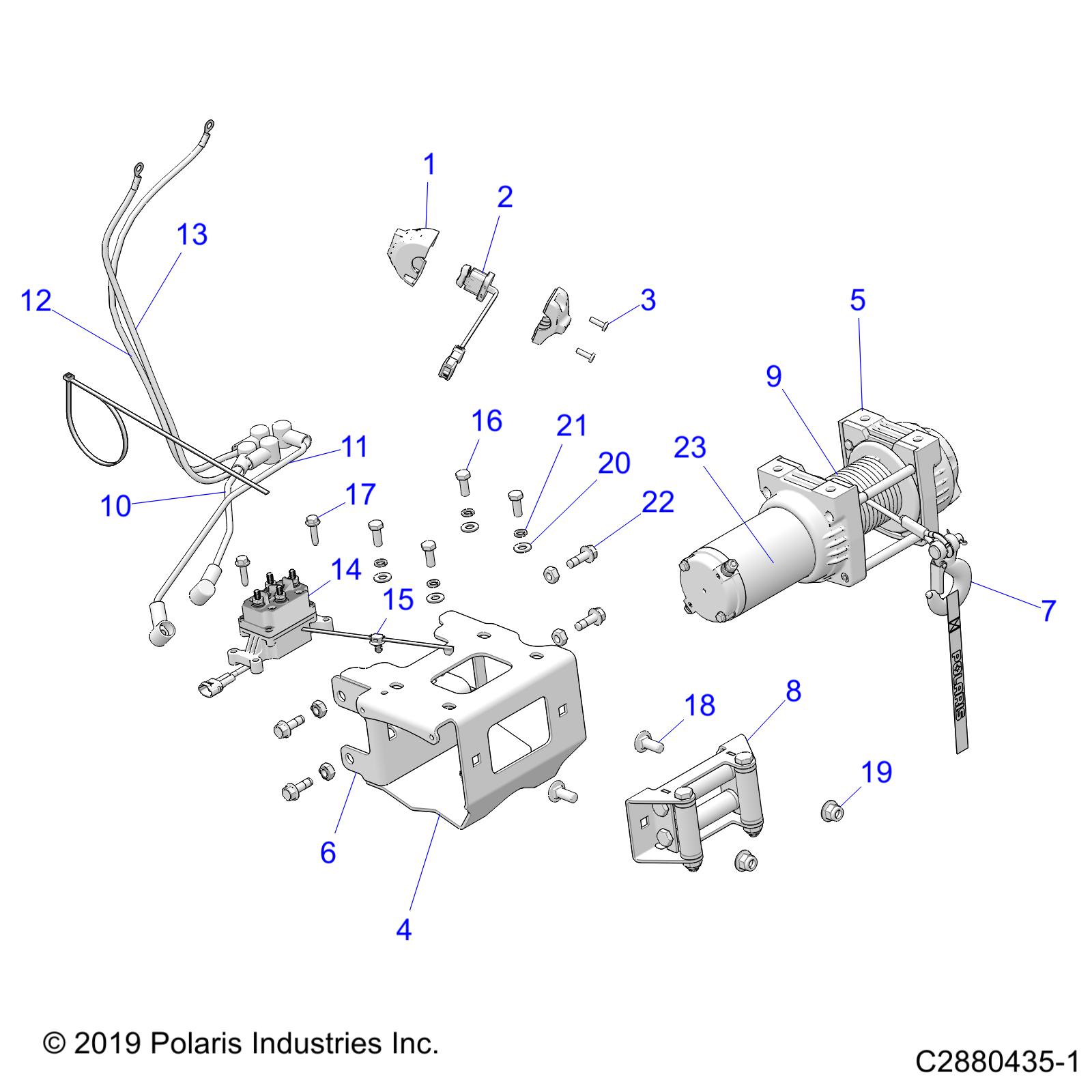 BODY, WINCH - A21SYE95PD (C2880435-1)