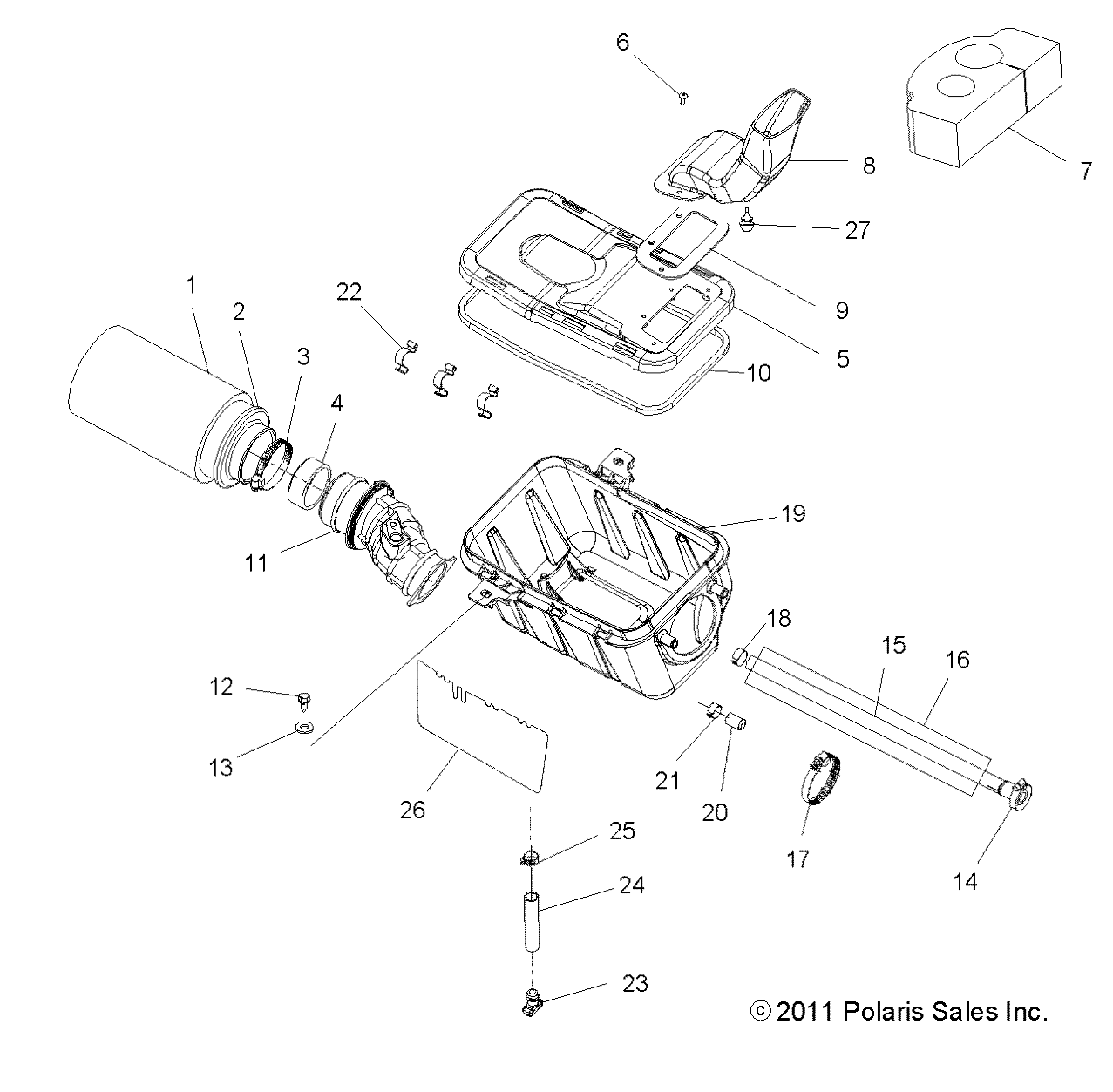 ENGINE, AIR INTAKE SYSTEM - A12MH76AD/AX/AZ (49ATVAIRBOX12SP800)