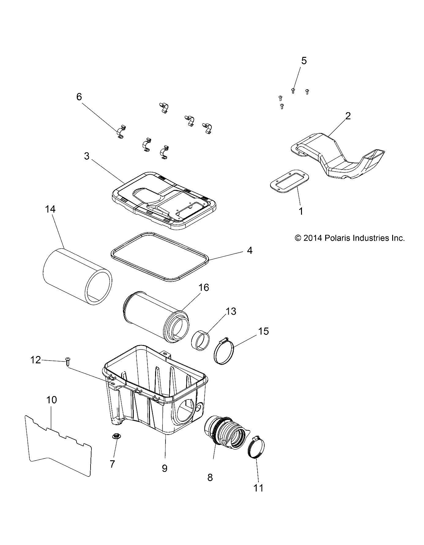 ENGINE, AIR INTAKE SYSTEM - A15SEA32HA (49ATVAIRBOX15ETXMD)