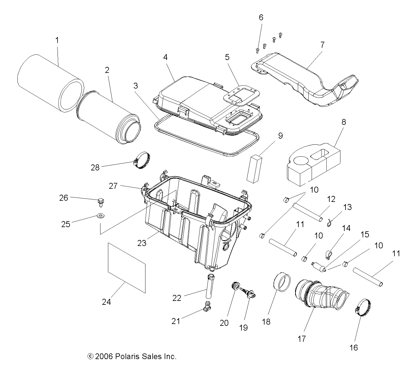 AIR BOX - A07TH50AL/AQ/AU/AZ/TN50AF/AS/AU (49ATVAIRBOXX2500EFI)