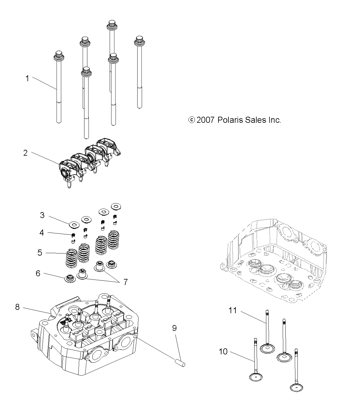 ENGINE, VALVES - A08MH76SS/SF (49ATVAIRINTAKE08SP800EFI)