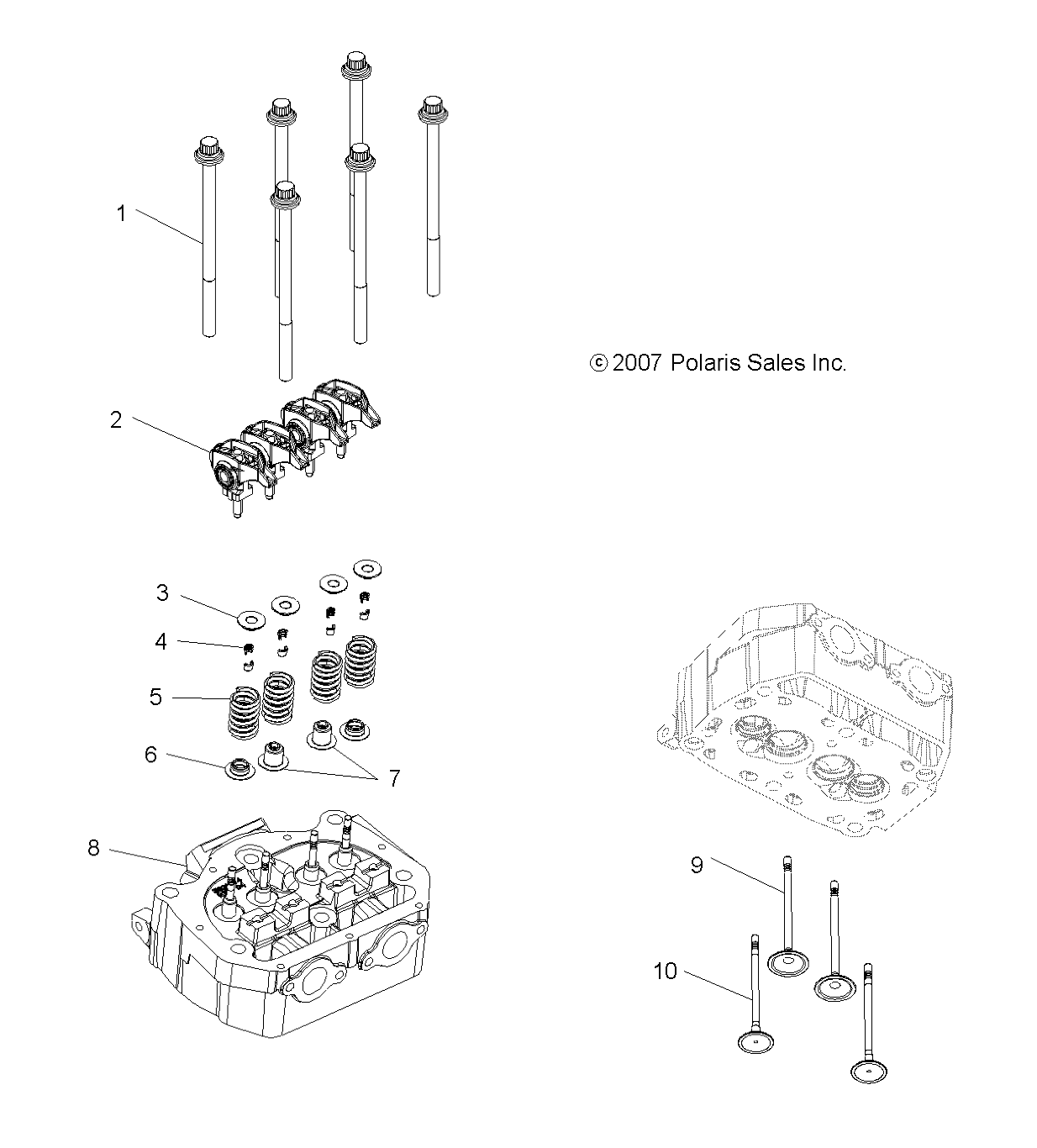 ENGINE, VALVES - A08DN76FC (49ATVAIRINTAKE08SPTRG800)