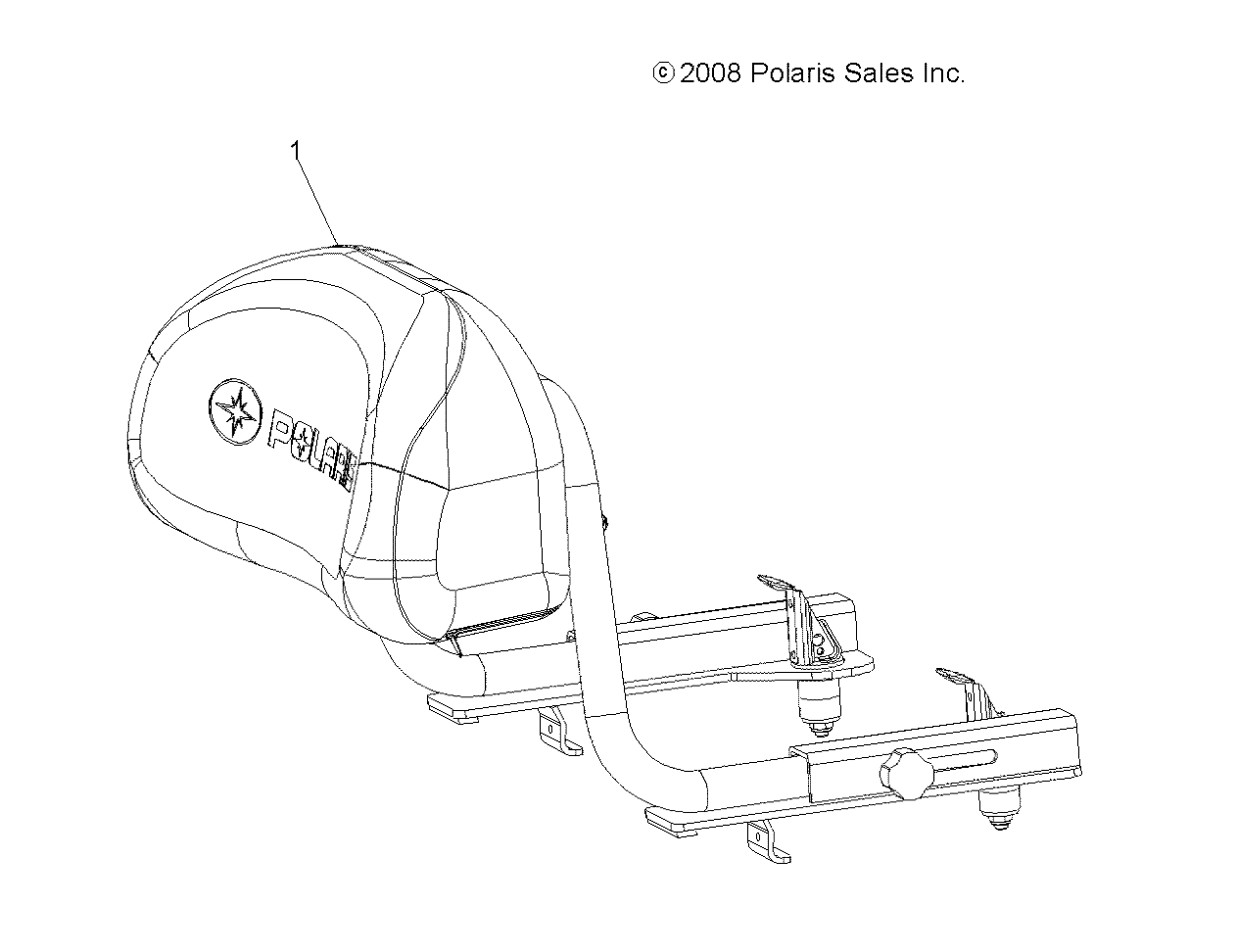 BODY, BACKREST - A10MN50ET (49ATVBACKREST09SP500TR)