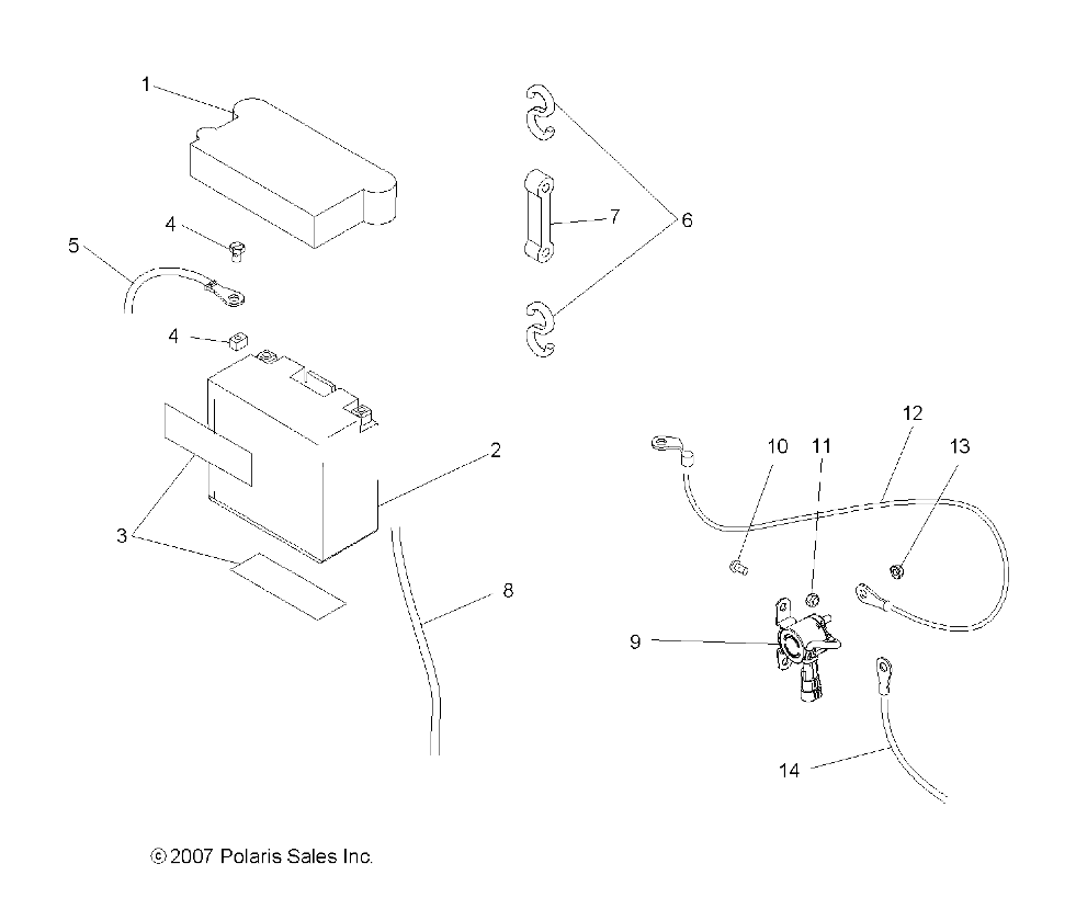 ELECTRICAL, BATTERY - A09CA32AA (49ATVBATTERY08BOSS)