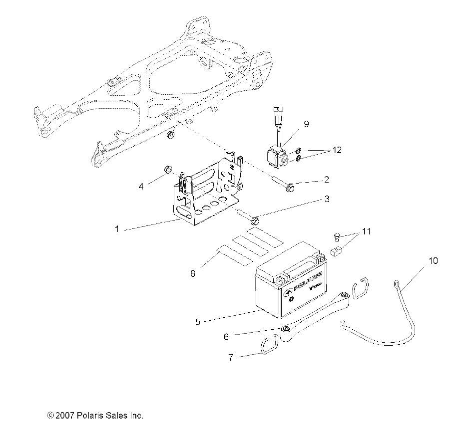 ELECTRICAL, BATTERY - A08GJ52AA/AB/AC (49ATVBATTERY08OUT525S)