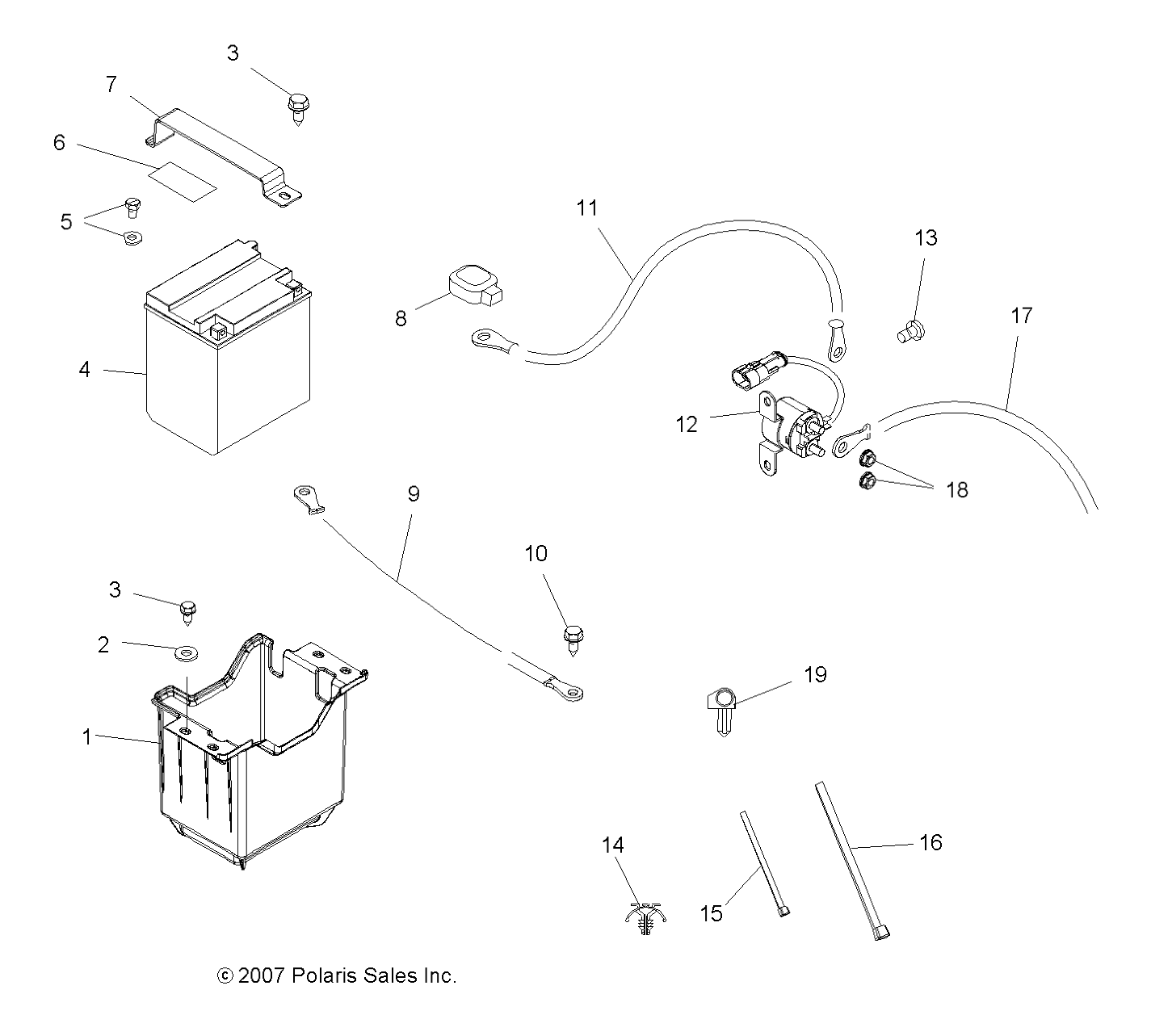 ELECTRICAL, BATTERY - A09CL76AA (49ATVBATTERY08SP800EFI)