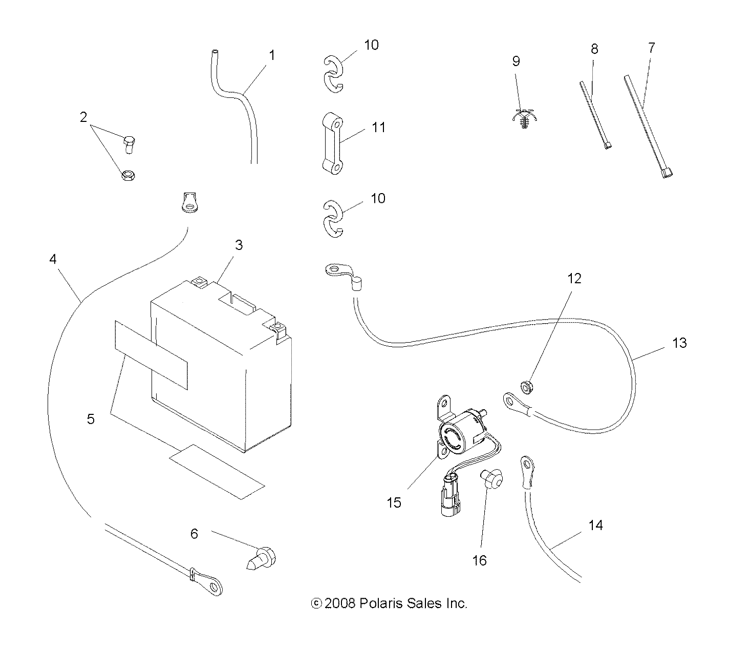 ELECTRICAL, BATTERY - A13MB46FZ (49ATVBATTERY09SP500)