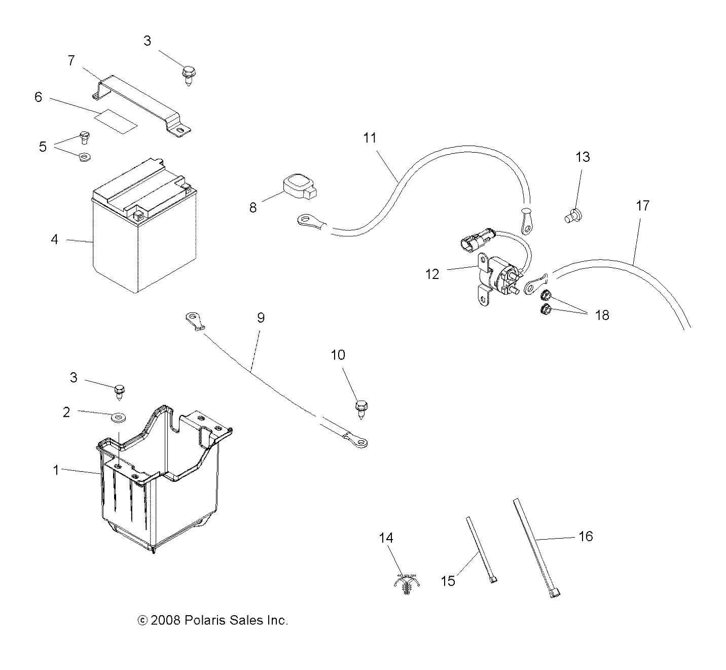 ELECTRICAL, BATTERY - A10MH76AJ/MN76AX/AZ (49ATVBATTERY09SP800EFI)