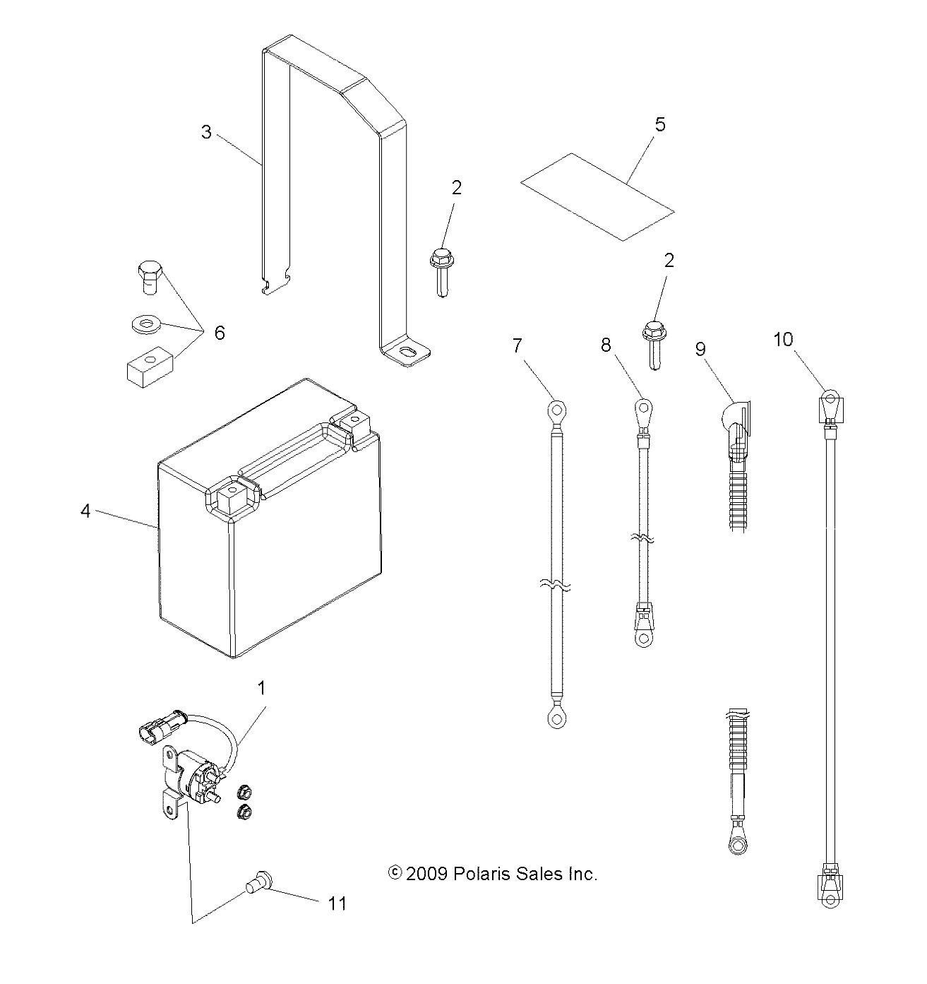 ELECTRICAL, BATTERY - A10DX55AL/AF (49ATVBATTERY10SPTRGEPS)