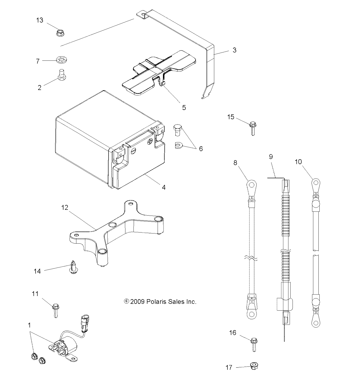 ELECTRICAL, BATTERY - A11ZN55AA/AQ/AZ (49ATVBATTERY10SPXP550)