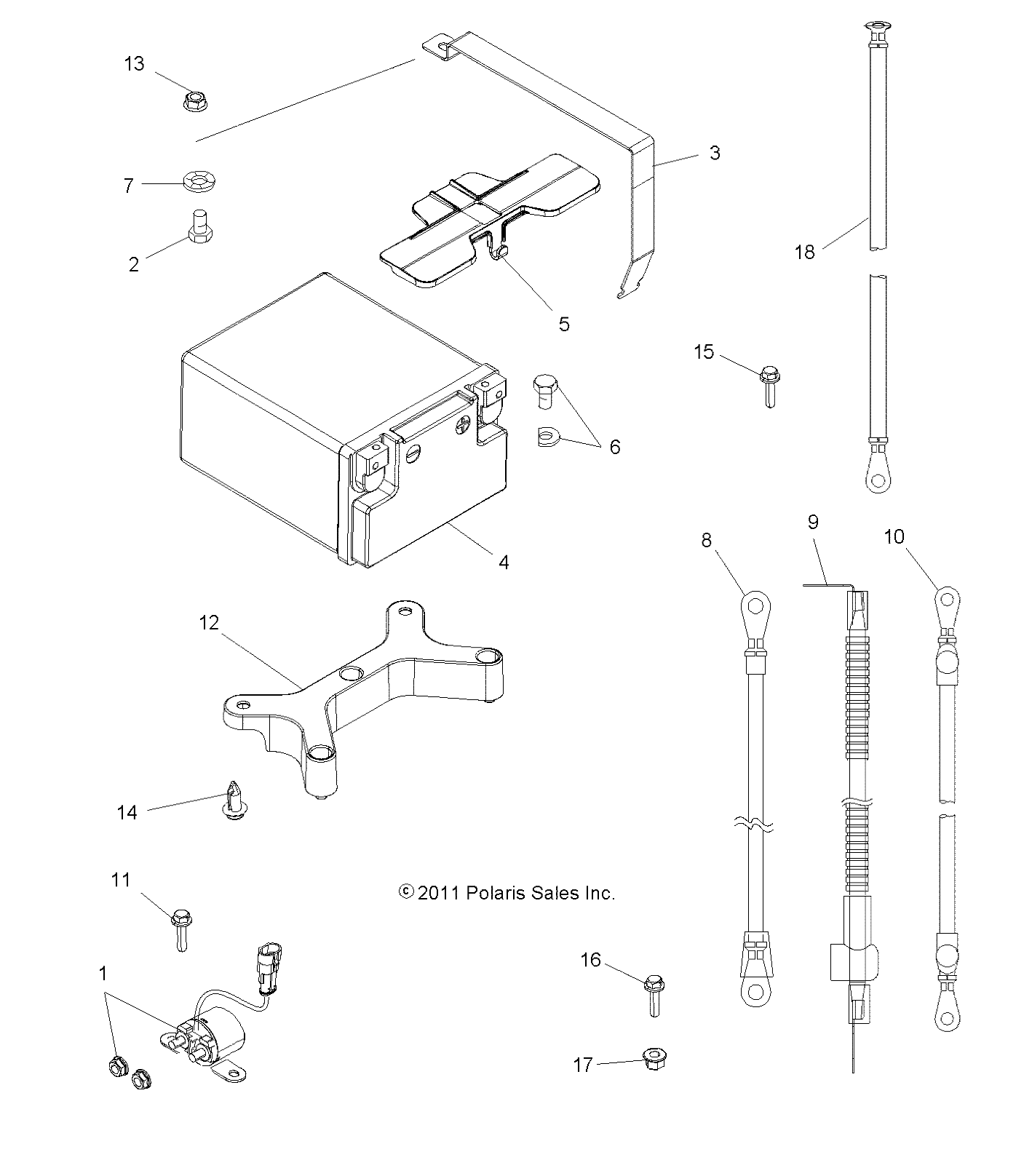 ELECTRICAL, BATTERY - A12DN5EAF/EAR (49ATVBATTERY12SPTRG550)