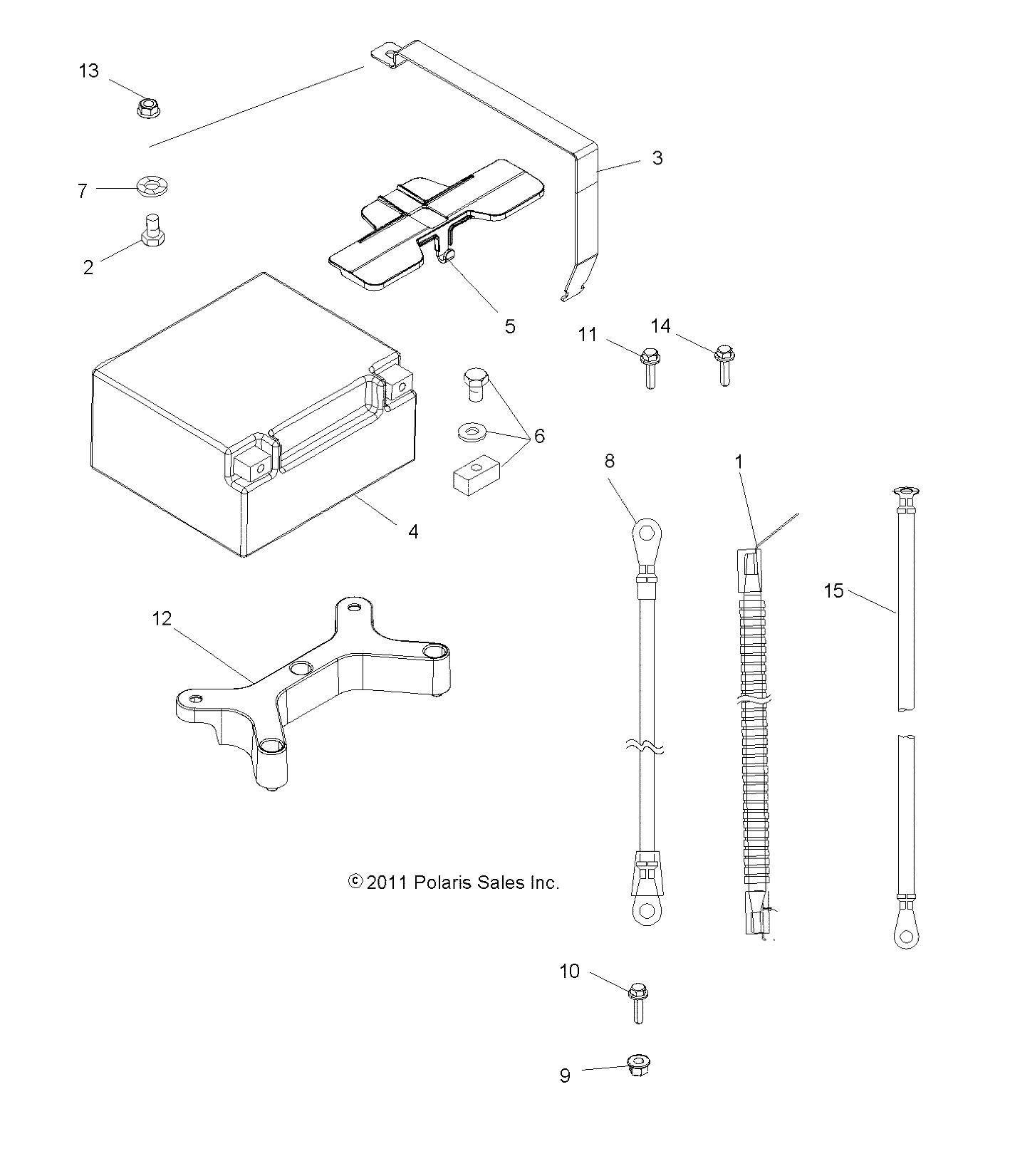 ELECTRICAL, BATTERY - A13DN8EFW (49ATVBATTERY12SPTRGEPS850)