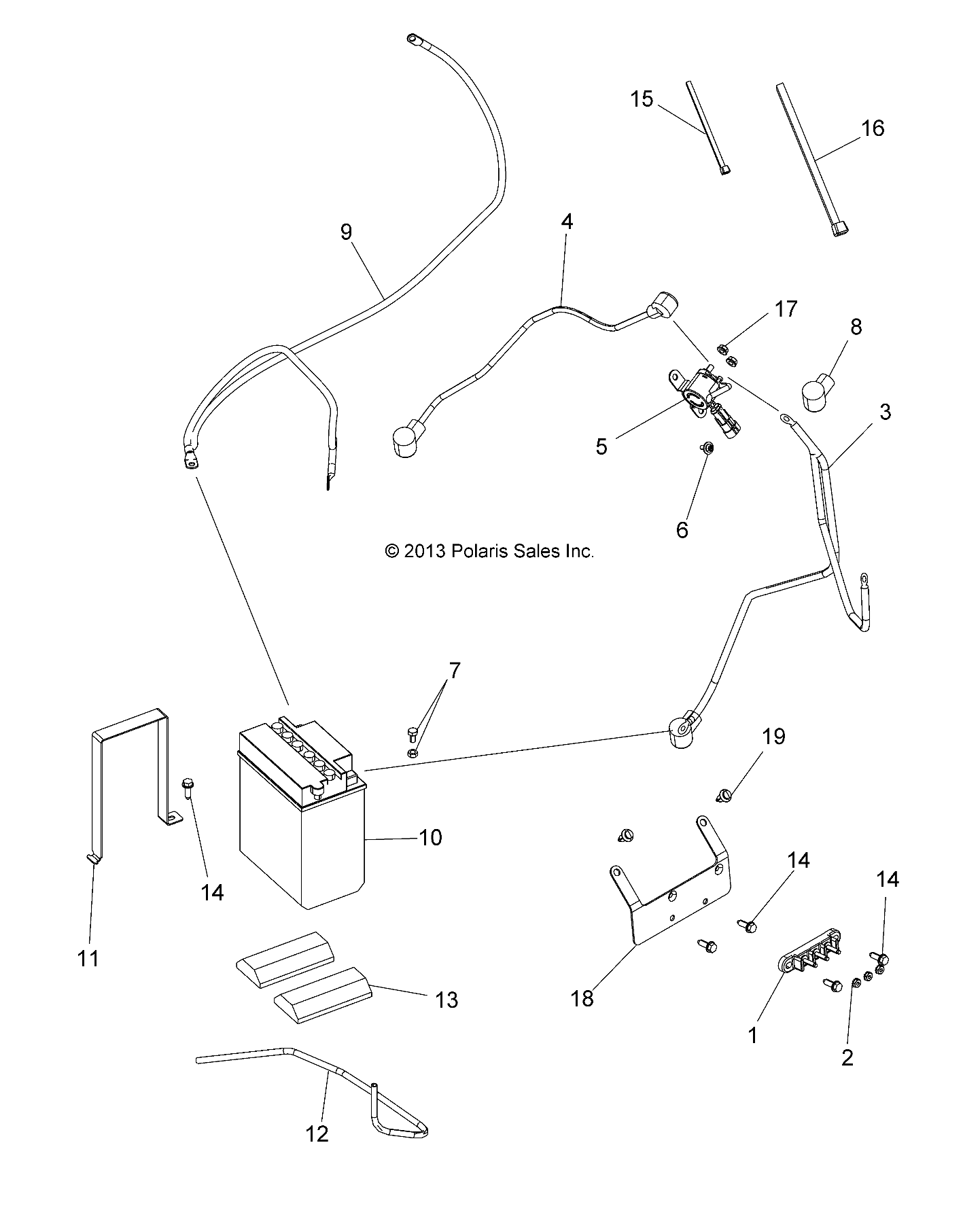 ELECTRICAL, BATTERY - A14DH57FJ (49ATVBATTERY14570)