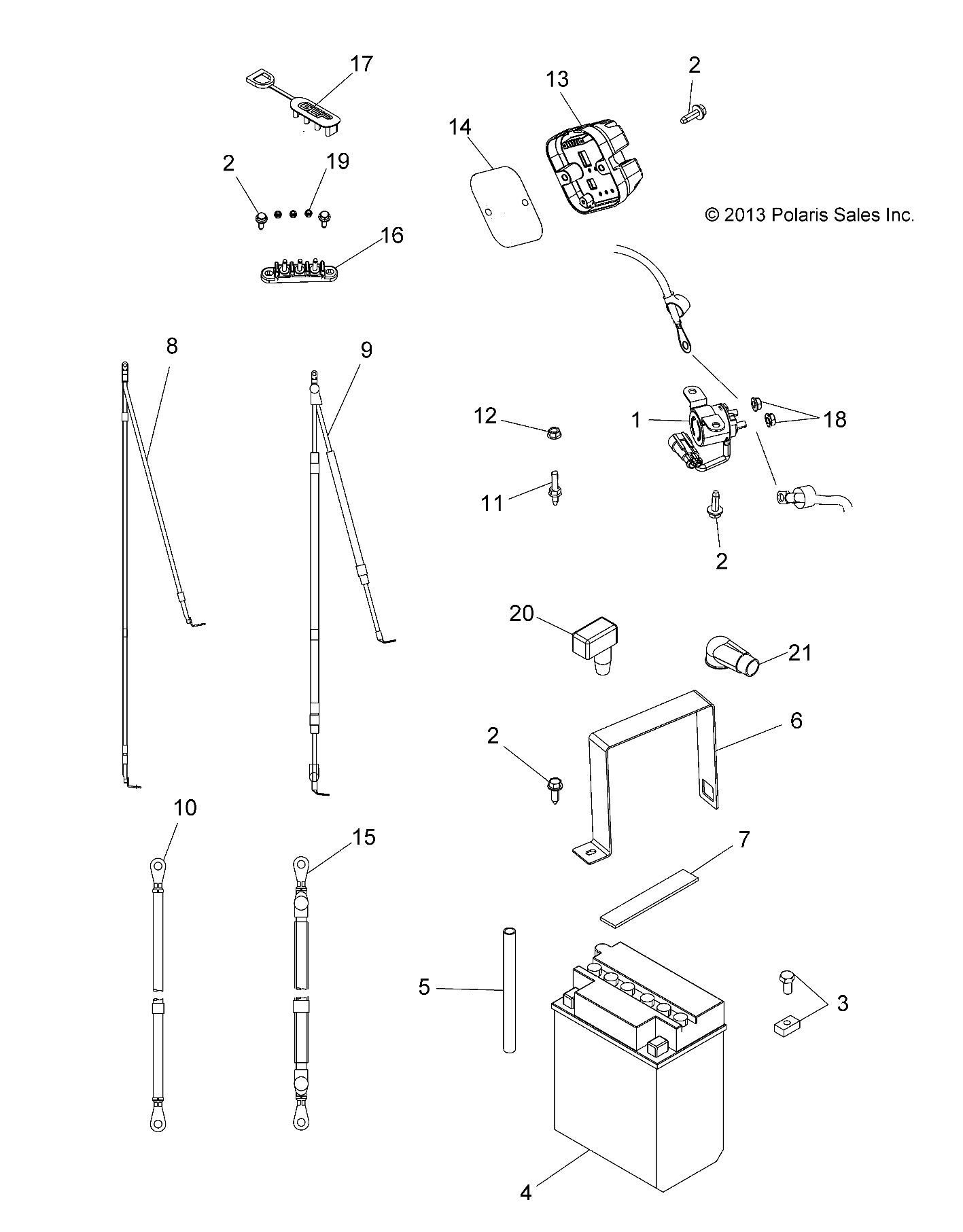 ELECTRICAL, BATTERY - A14BH33FJ (49ATVBATTERY14325)