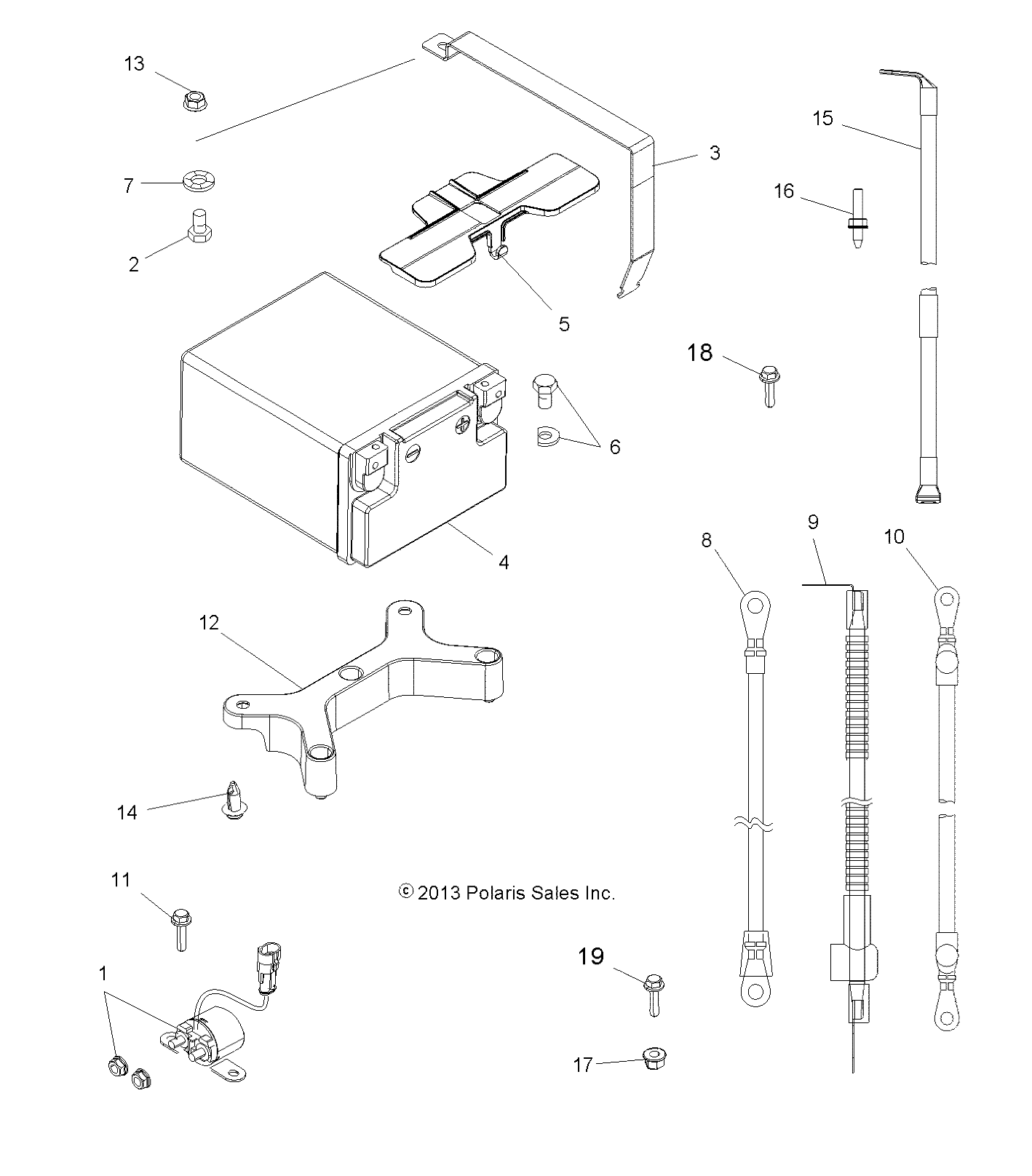 ELECTRICAL, BATTERY - A14TN5EAA/EAD (49ATVBATTERY14SP550)