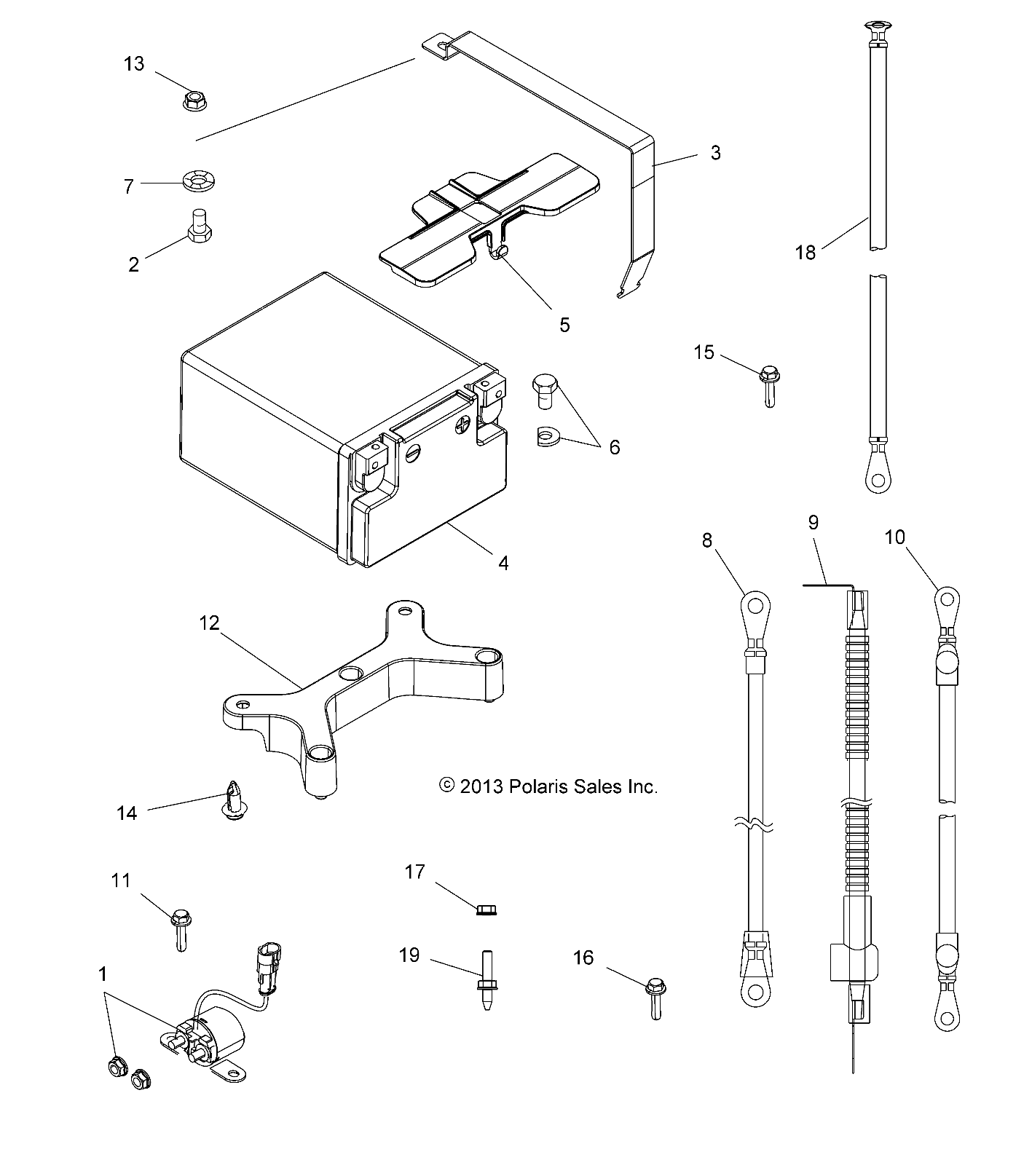 ELECTRICAL, BATTERY - A14DN5EAH/EAR (49ATVBATTERY14TRG550)