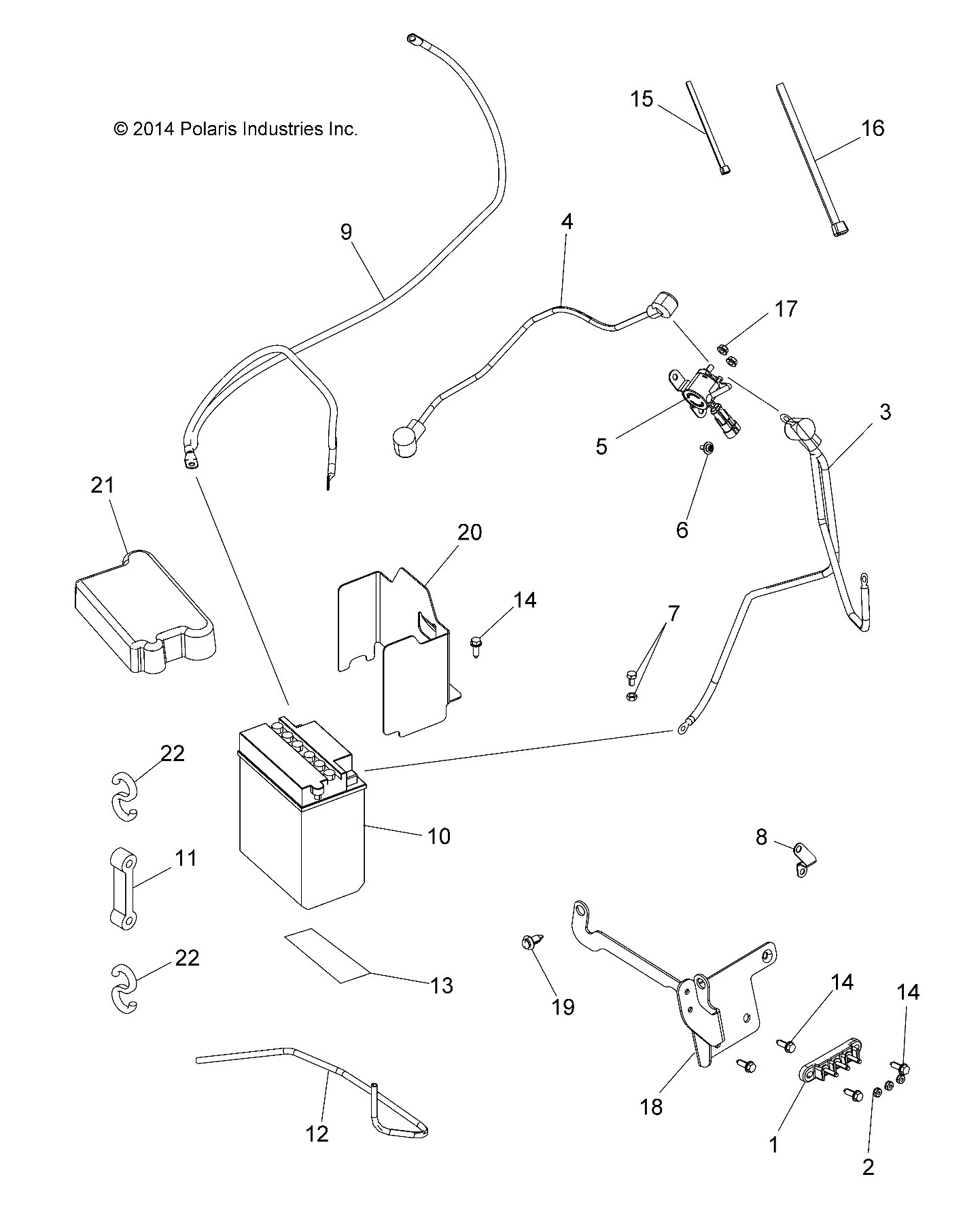 ELECTRICAL, BATTERY - A16SAA57N1