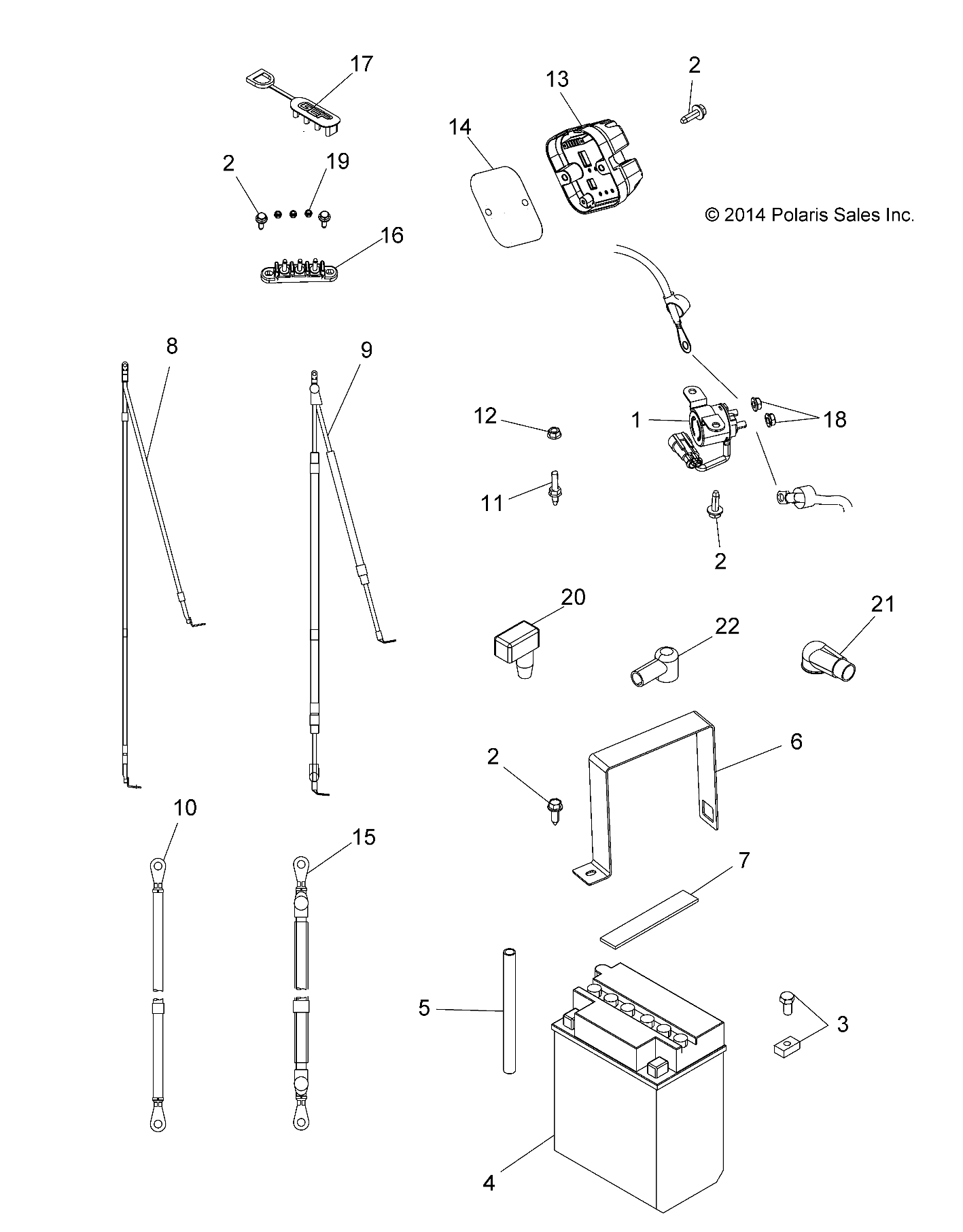 ELECTRICAL, BATTERY - A15DAA57EJ/EH/EEK (49ATVBATTERY15ACE570)