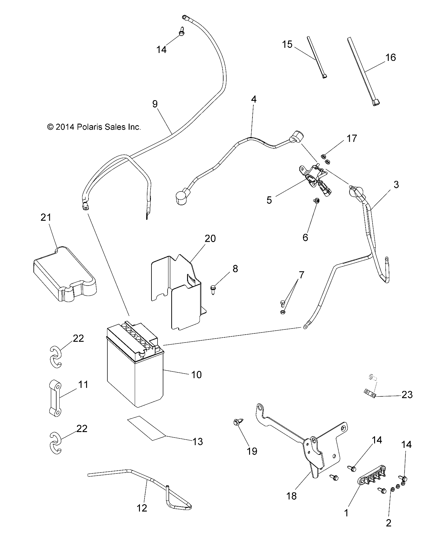 ELECTRICAL, BATTERY - A15SDA57FH (49ATVBATTERY15TRGEU)