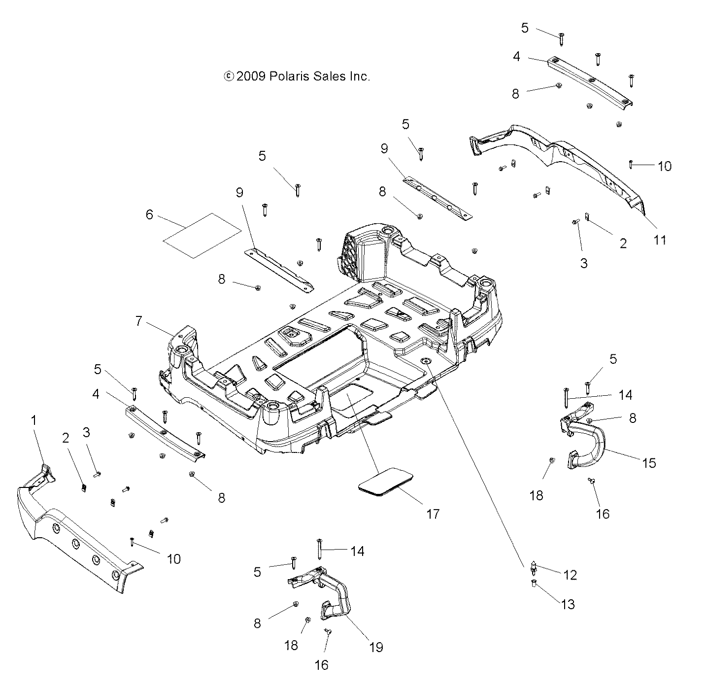 BODY, BOX, REAR - A09TN50AX/AZ (49ATVBOXRR09SPX25)